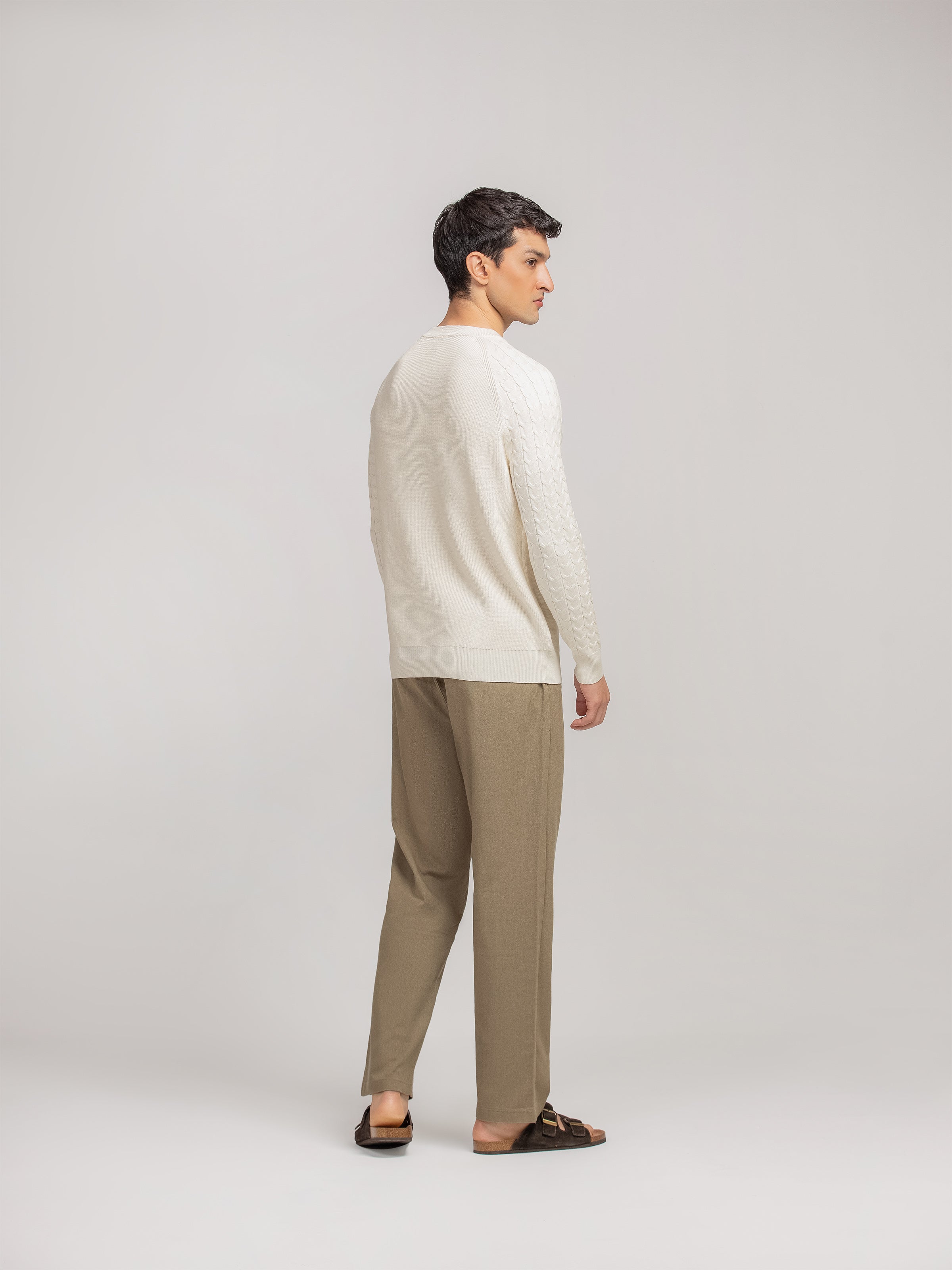 Textured Knit Sweater - FMTSWT5-015