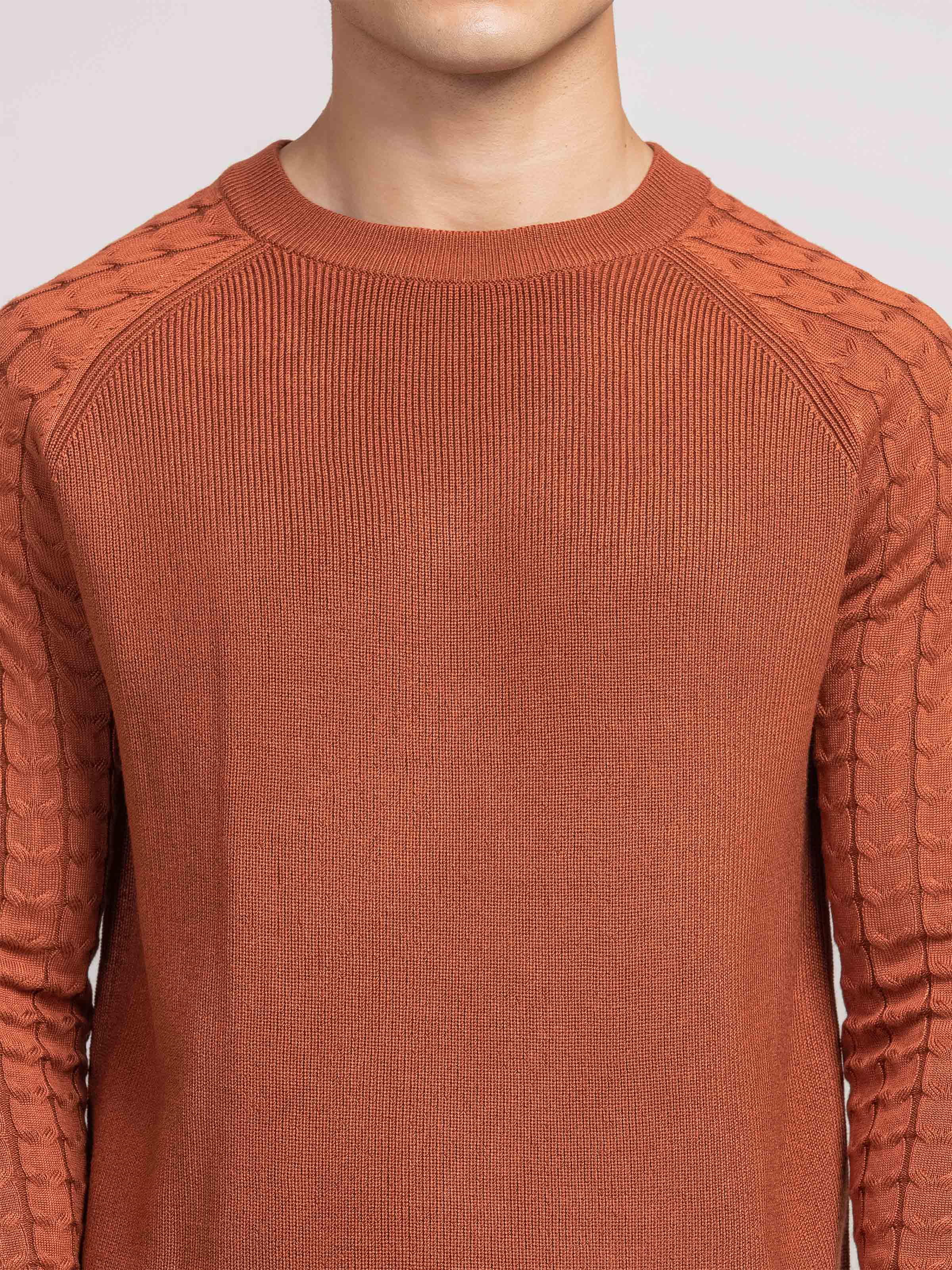 Textured Knit Sweater - FMTSWT5-016