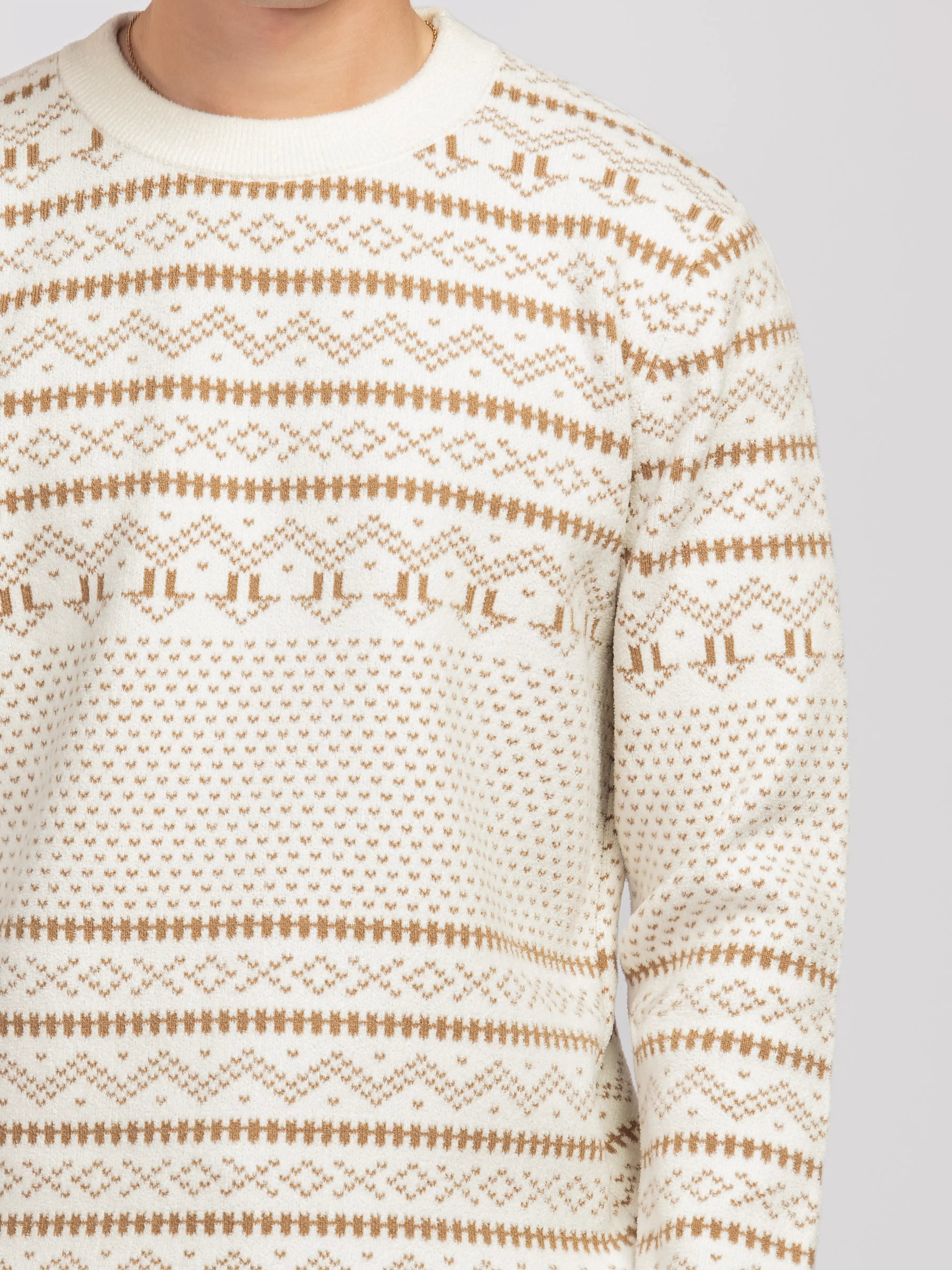 Regular Fit Knitted Sweater - FMTSWT5-030