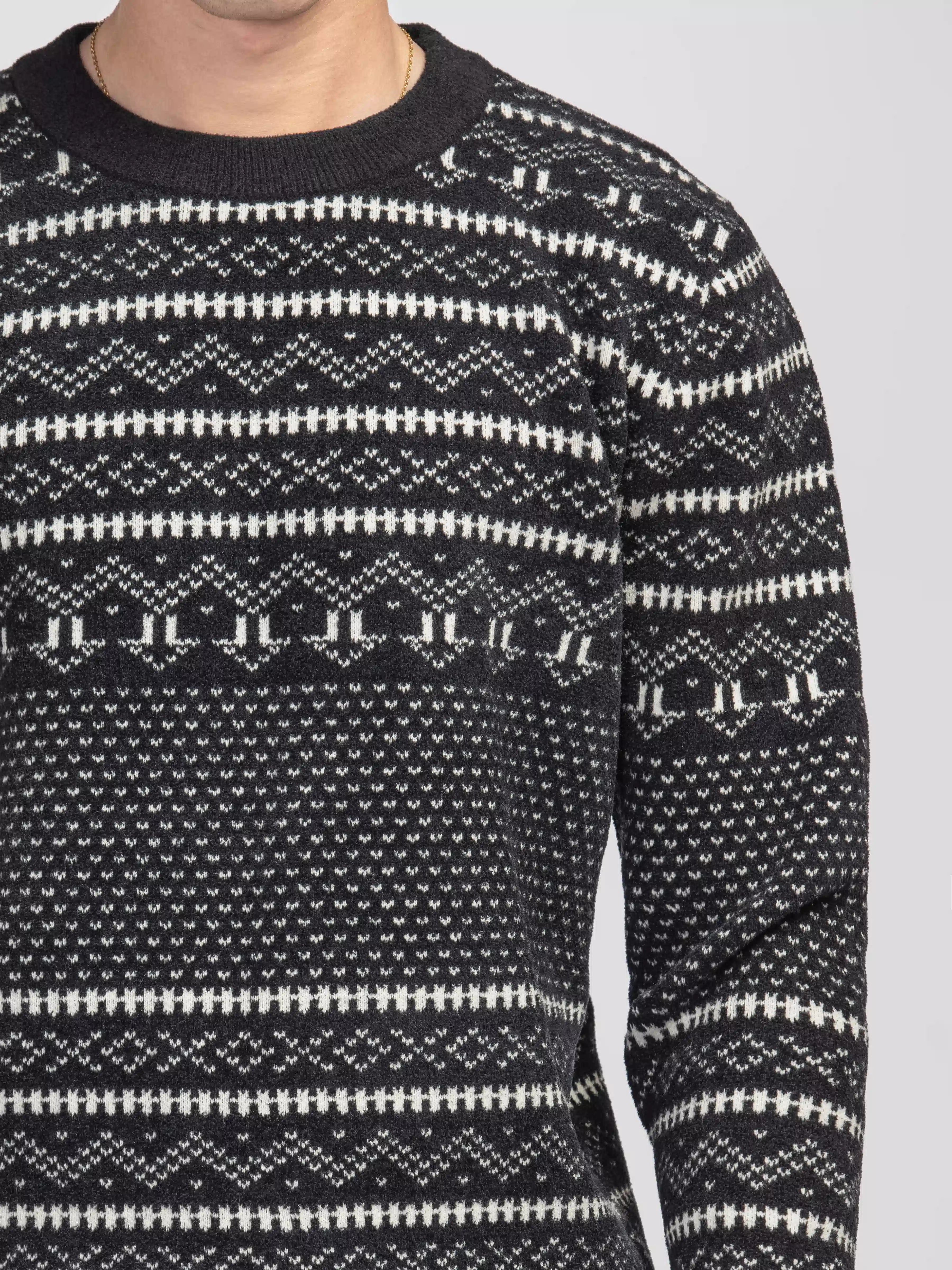 Regular Fit Knitted Sweater - FMTSWT5-031