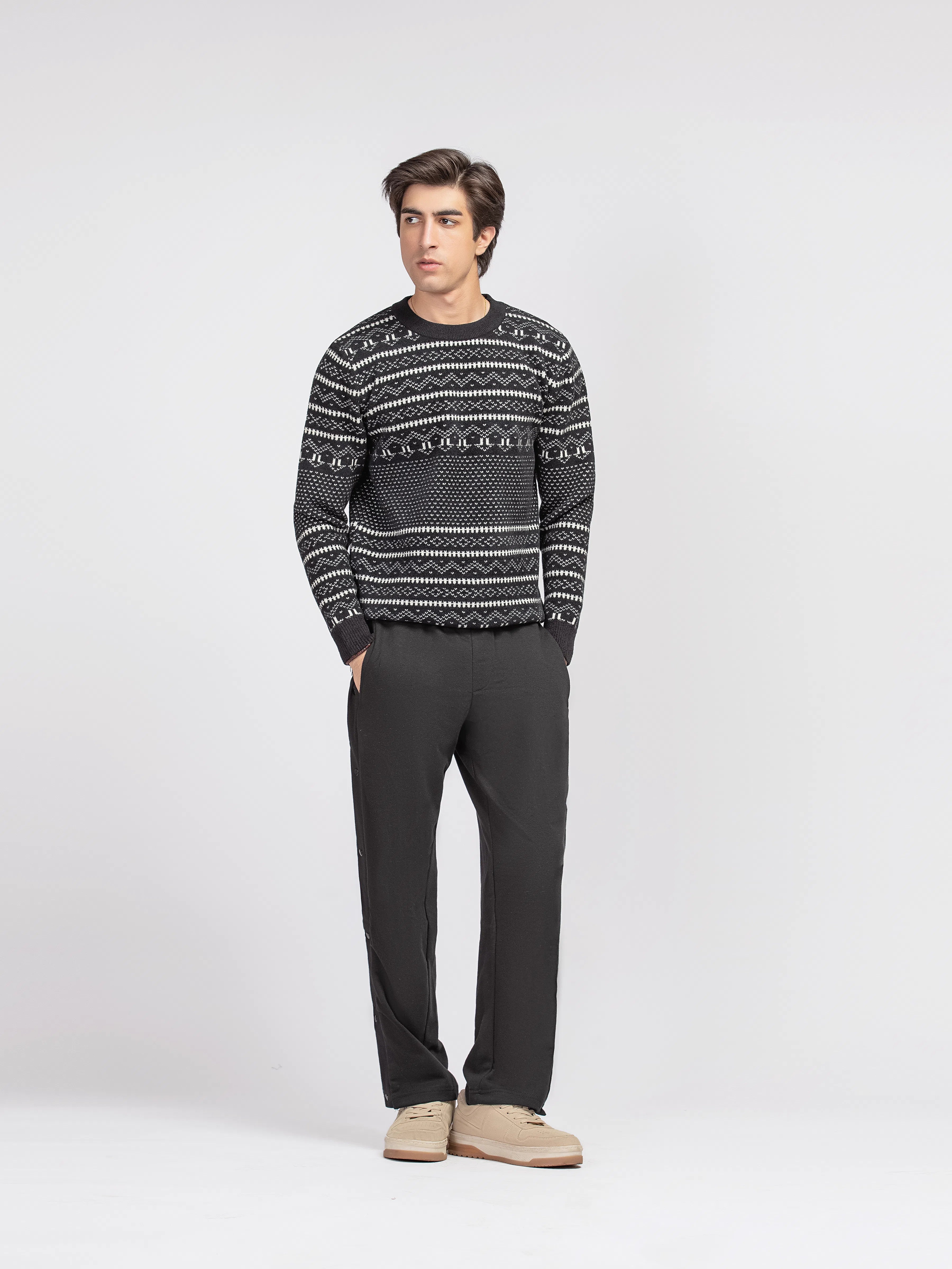 Regular Fit Knitted Sweater - FMTSWT5-031