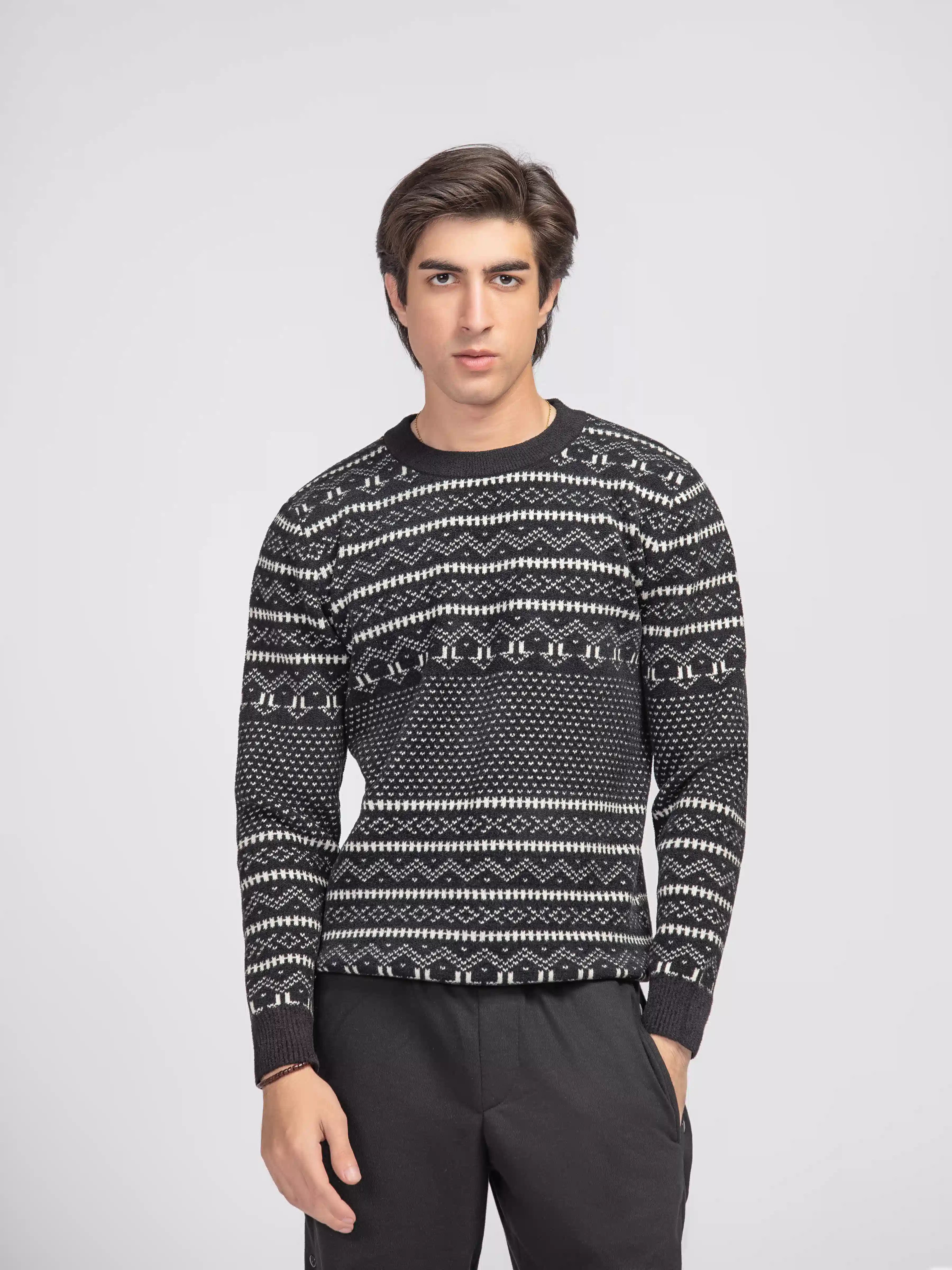 Regular Fit Knitted Sweater - FMTSWT5-031