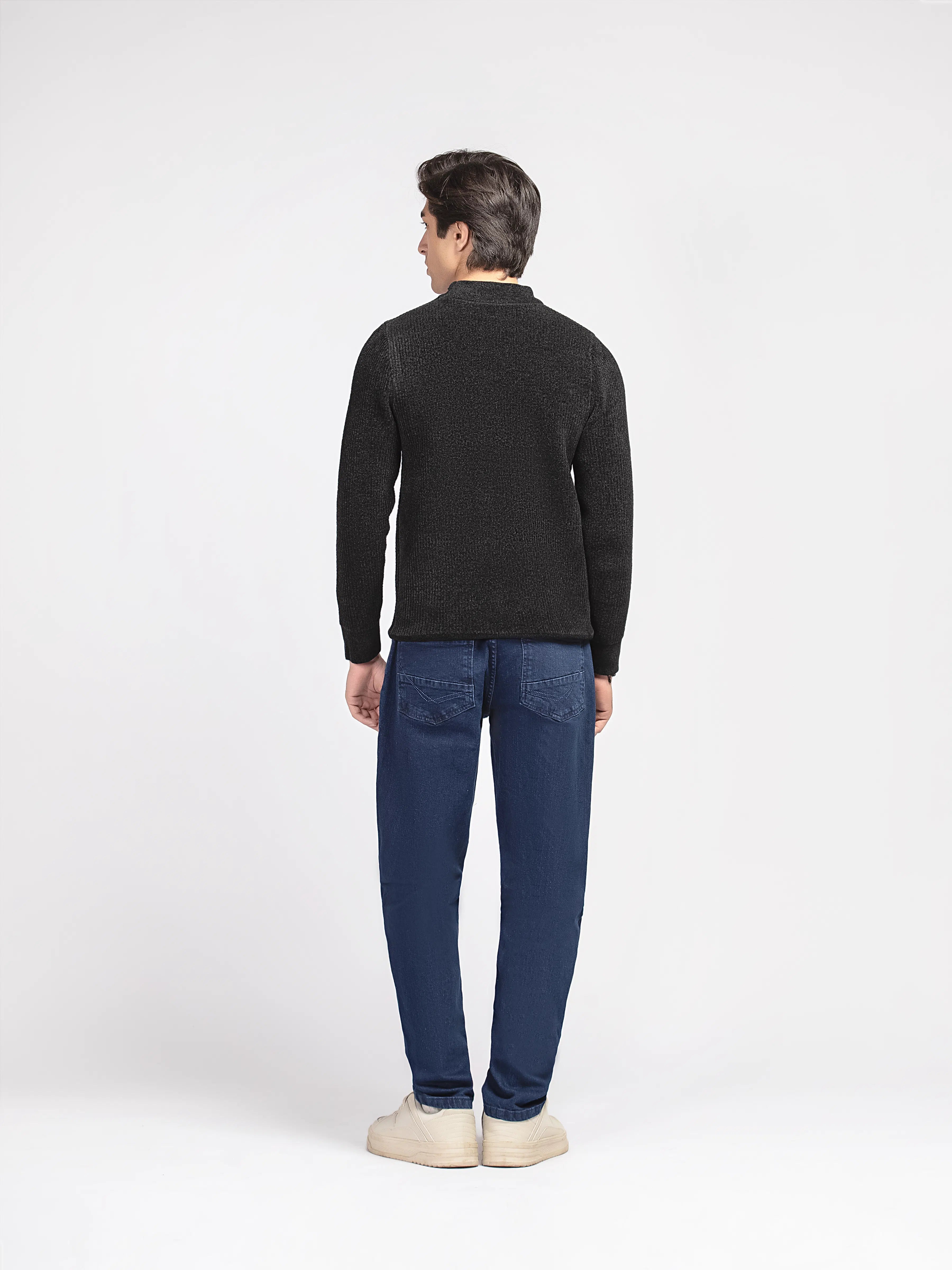 Mock Neck Tencel Sweater - FMTSWT5-034