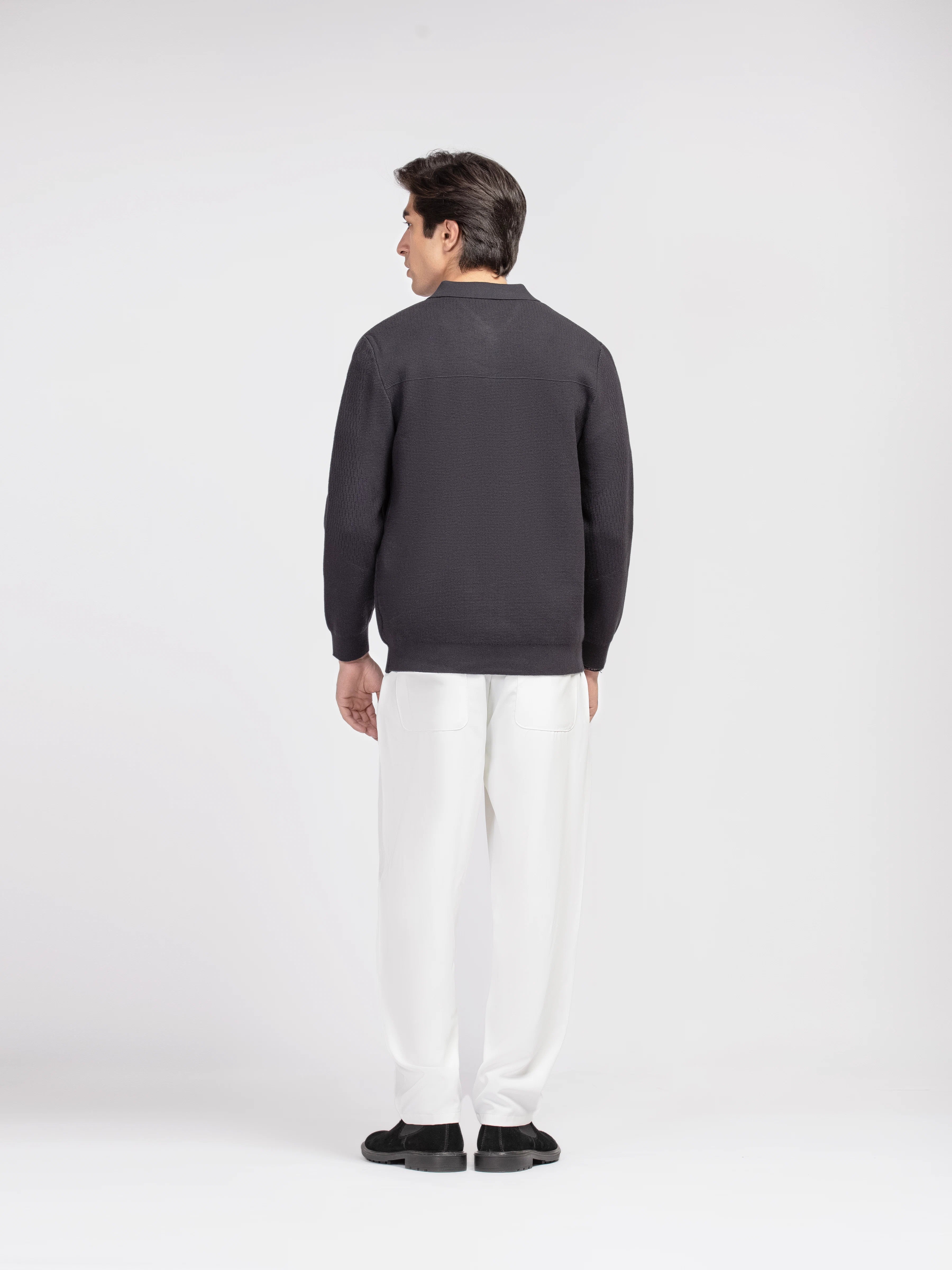 Shirt Collar Cardigan - FMTSWT5-037