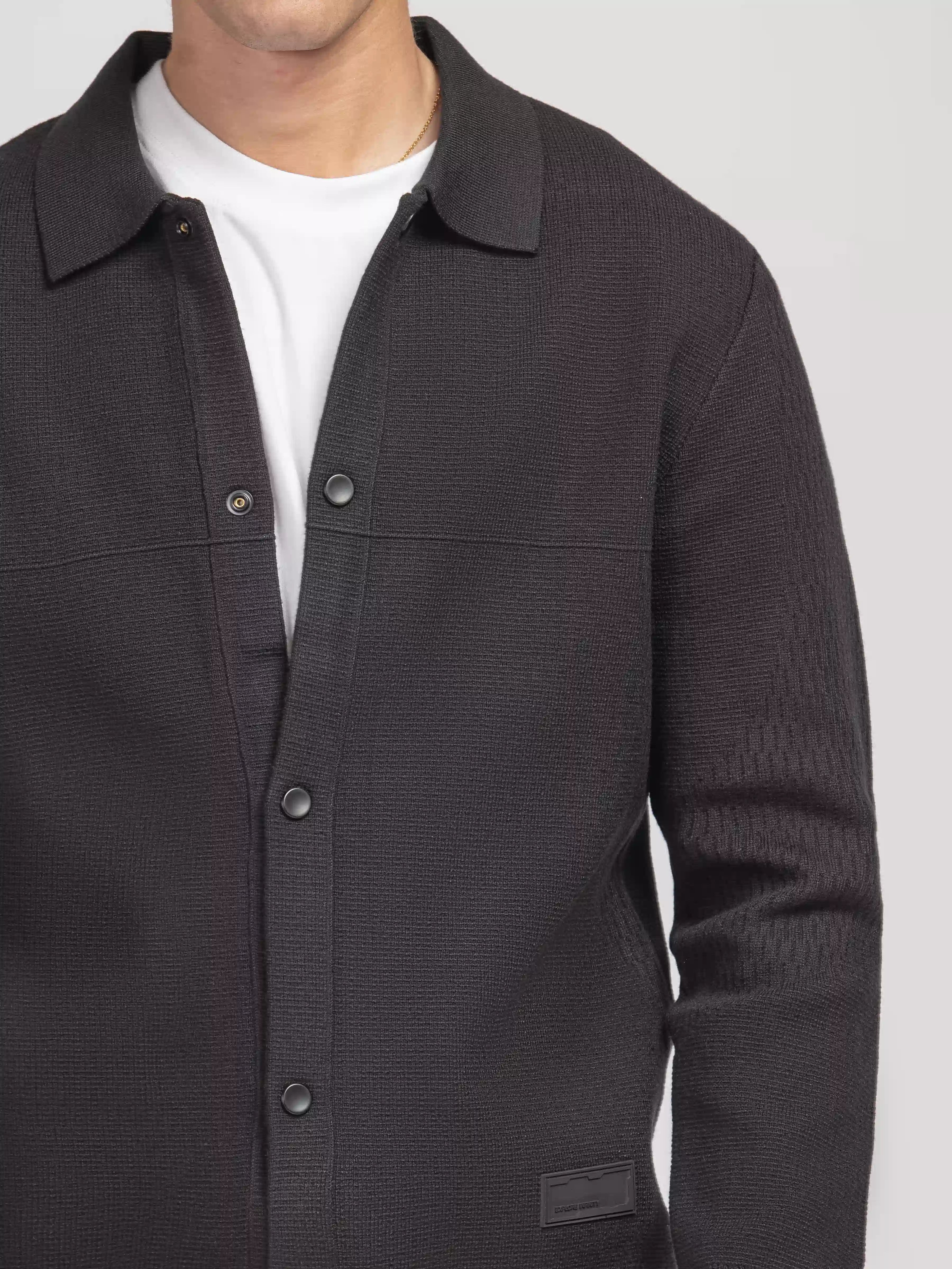 Shirt Collar Cardigan - FMTSWT5-039