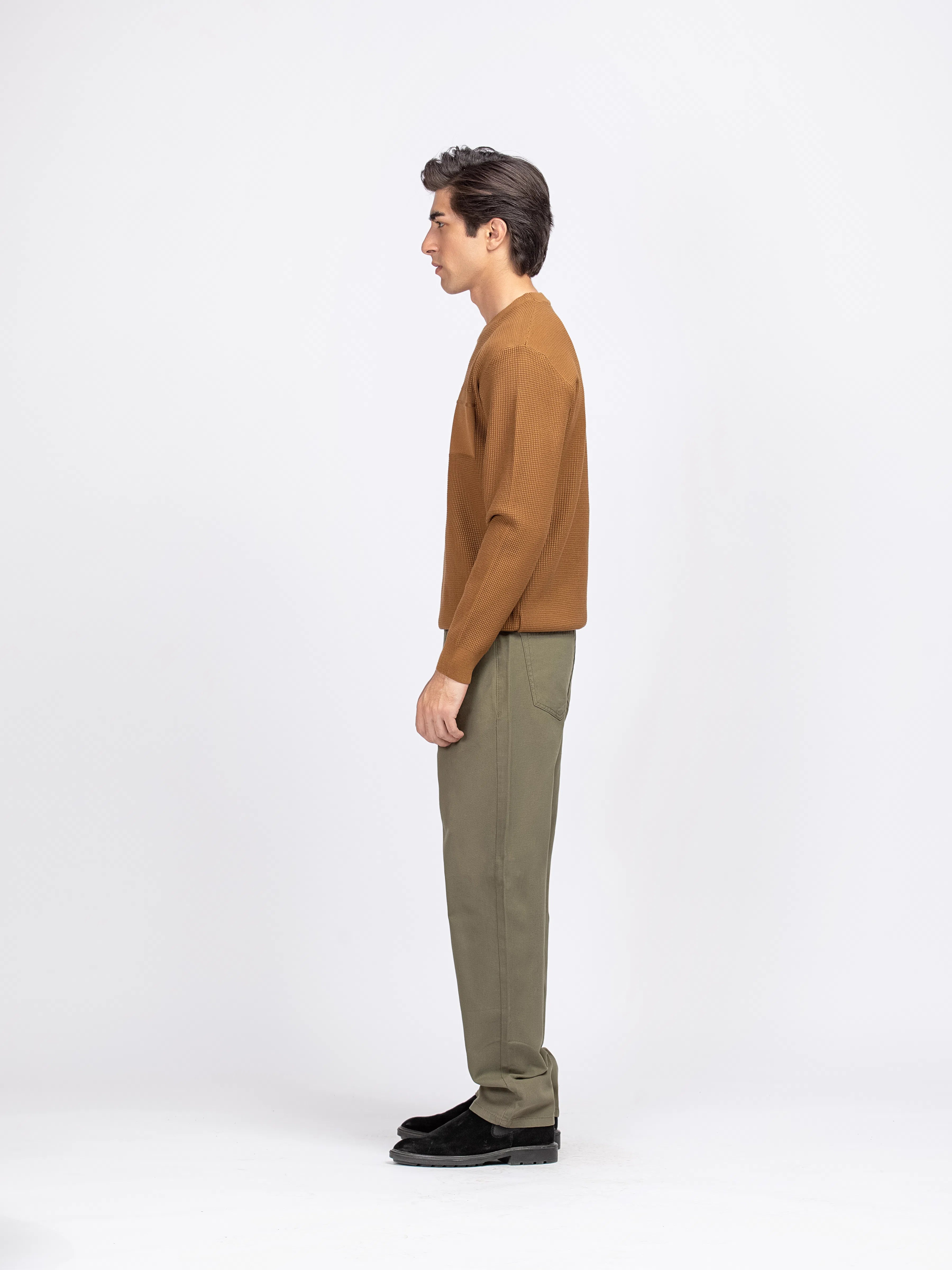 Waffle Knit Sweater - FMTSWT5-040