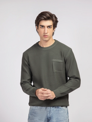 Waffle Knit Sweater - FMTSWT5-041