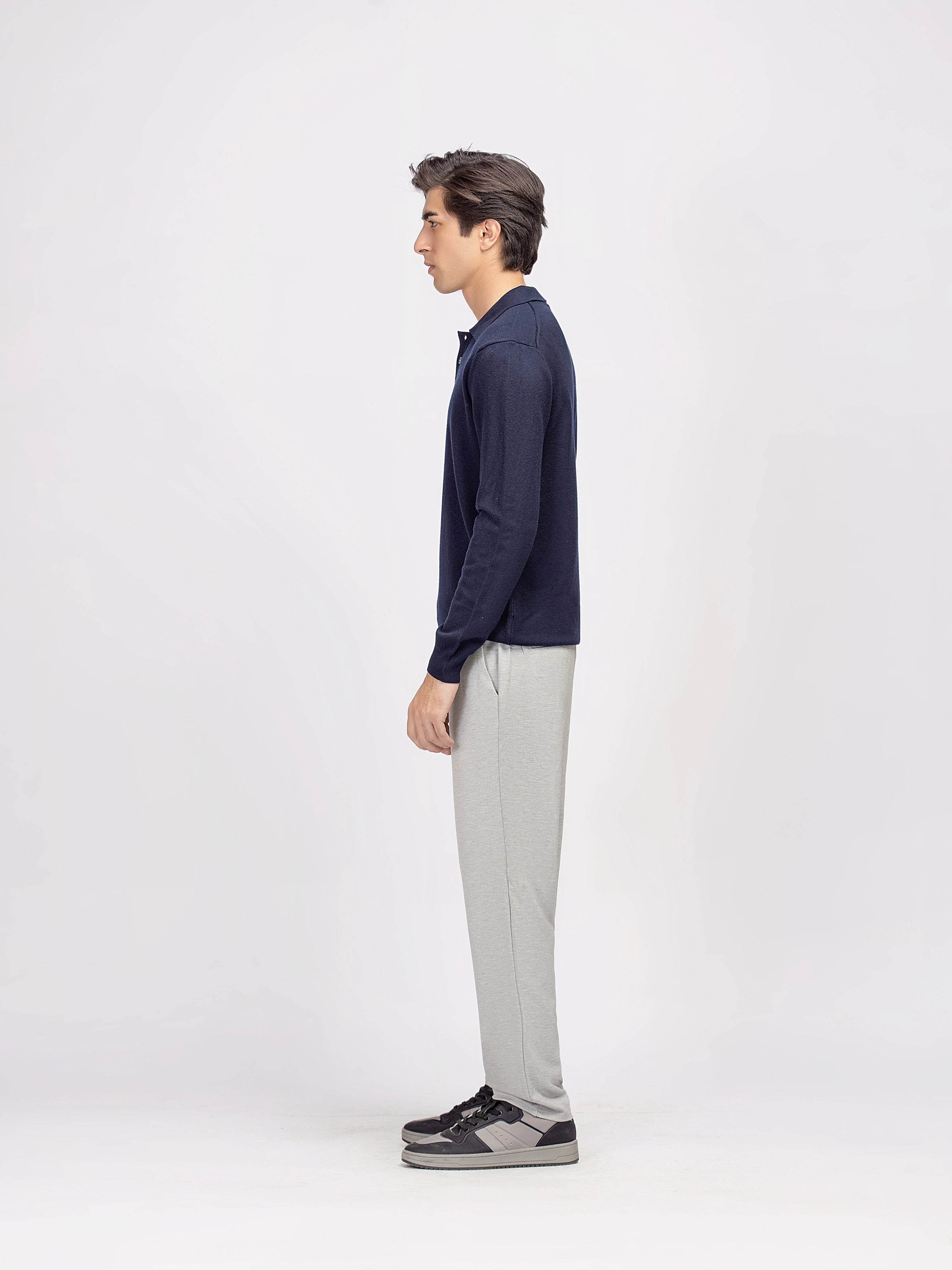 Classic Polo Sweater - FMTSWT5-043