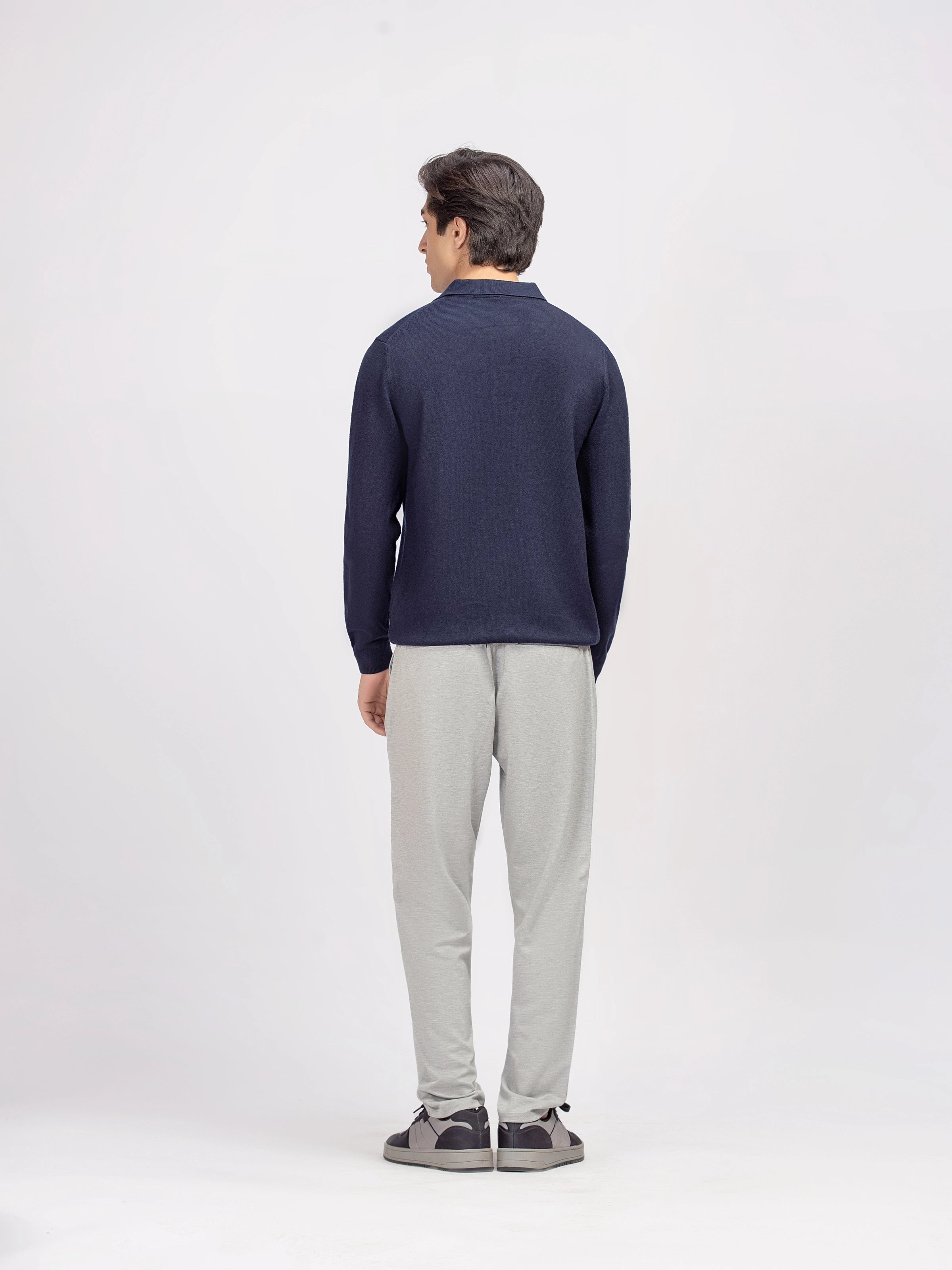 Classic Polo Sweater - FMTSWT5-043