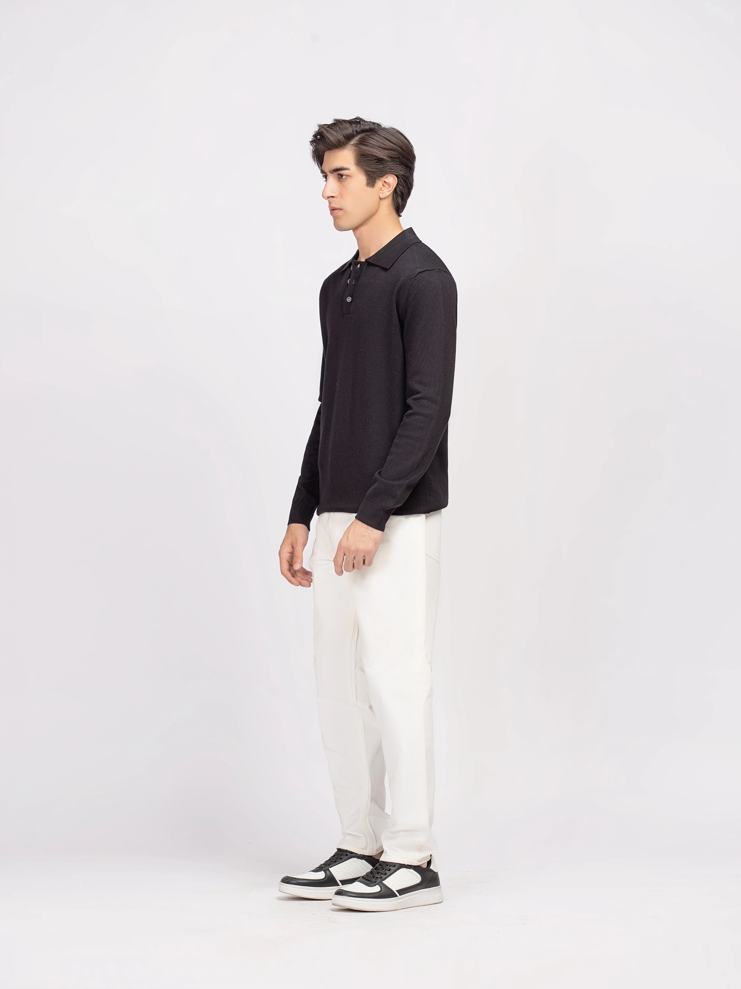 Classic Polo Sweater - FMTSWT5-044