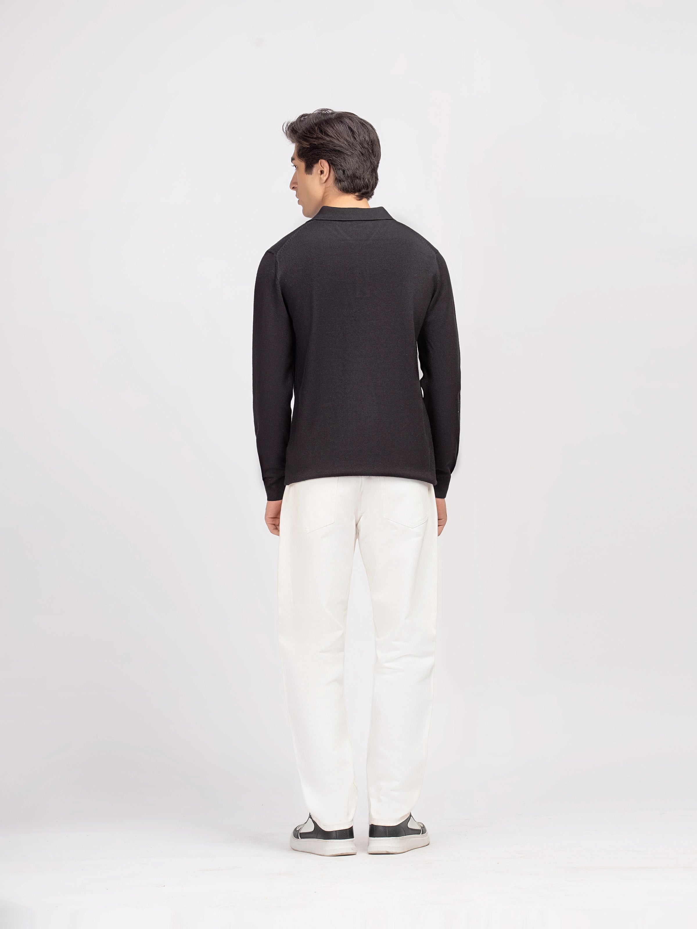 Classic Polo Sweater - FMTSWT5-044