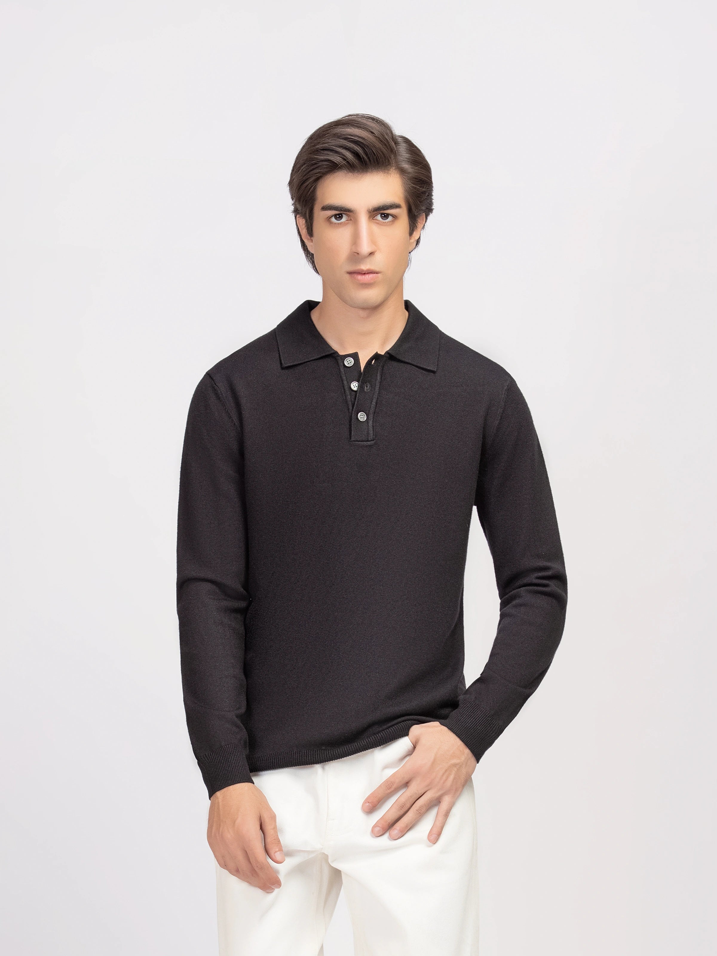 Classic Polo Sweater - FMTSWT5-044