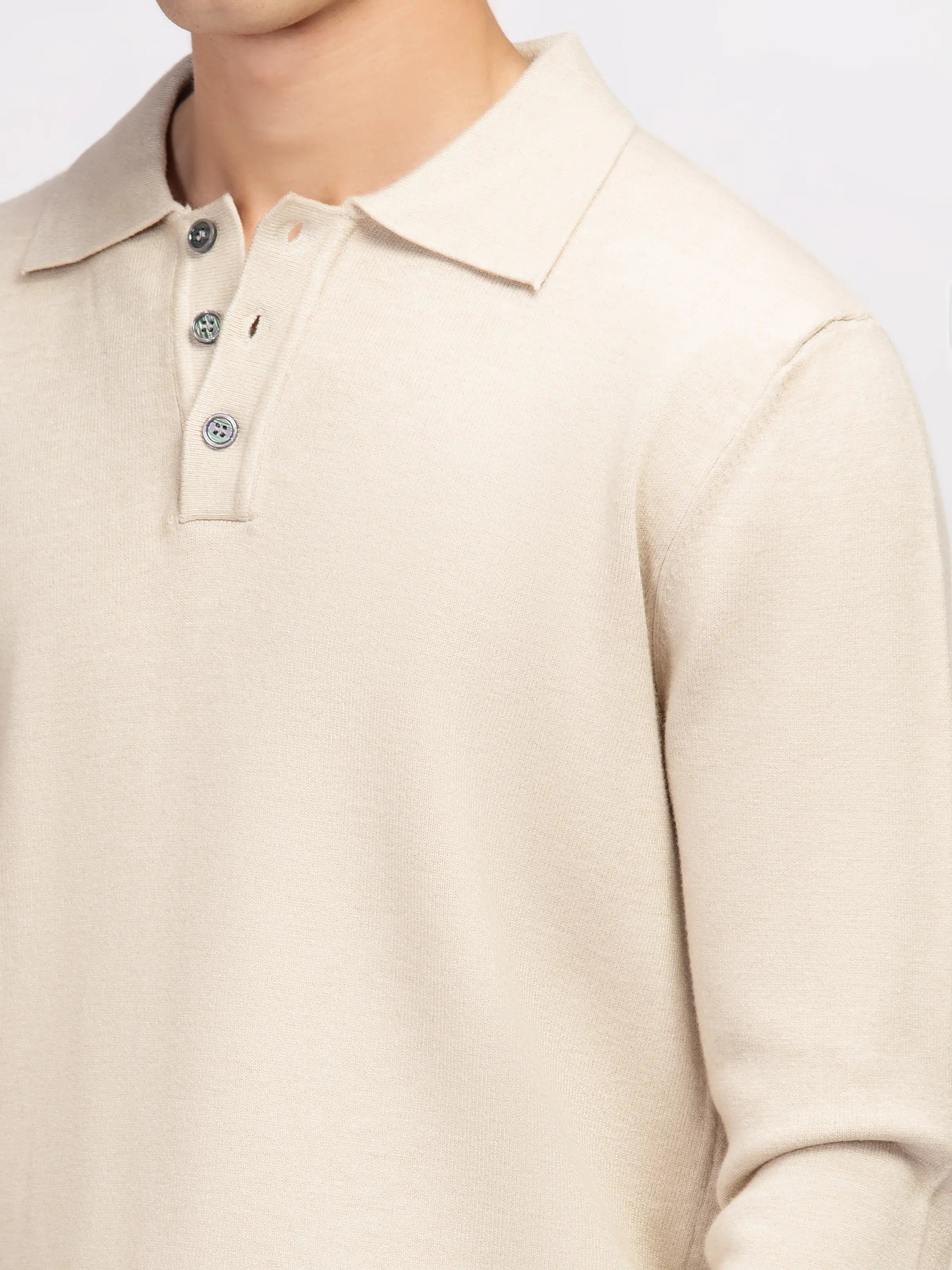 Classic Polo Sweater - FMTSWT5-045