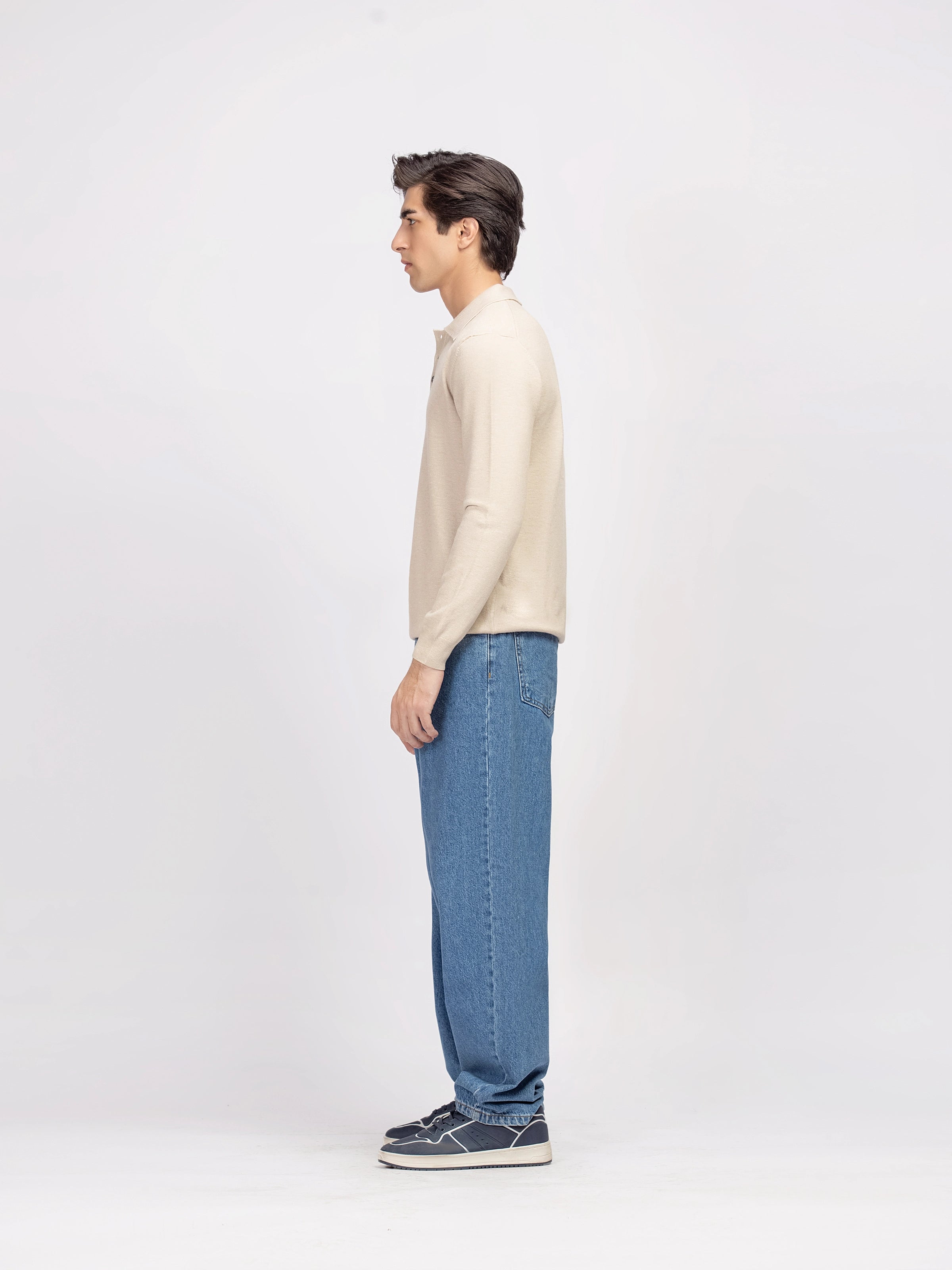 Classic Polo Sweater - FMTSWT5-045