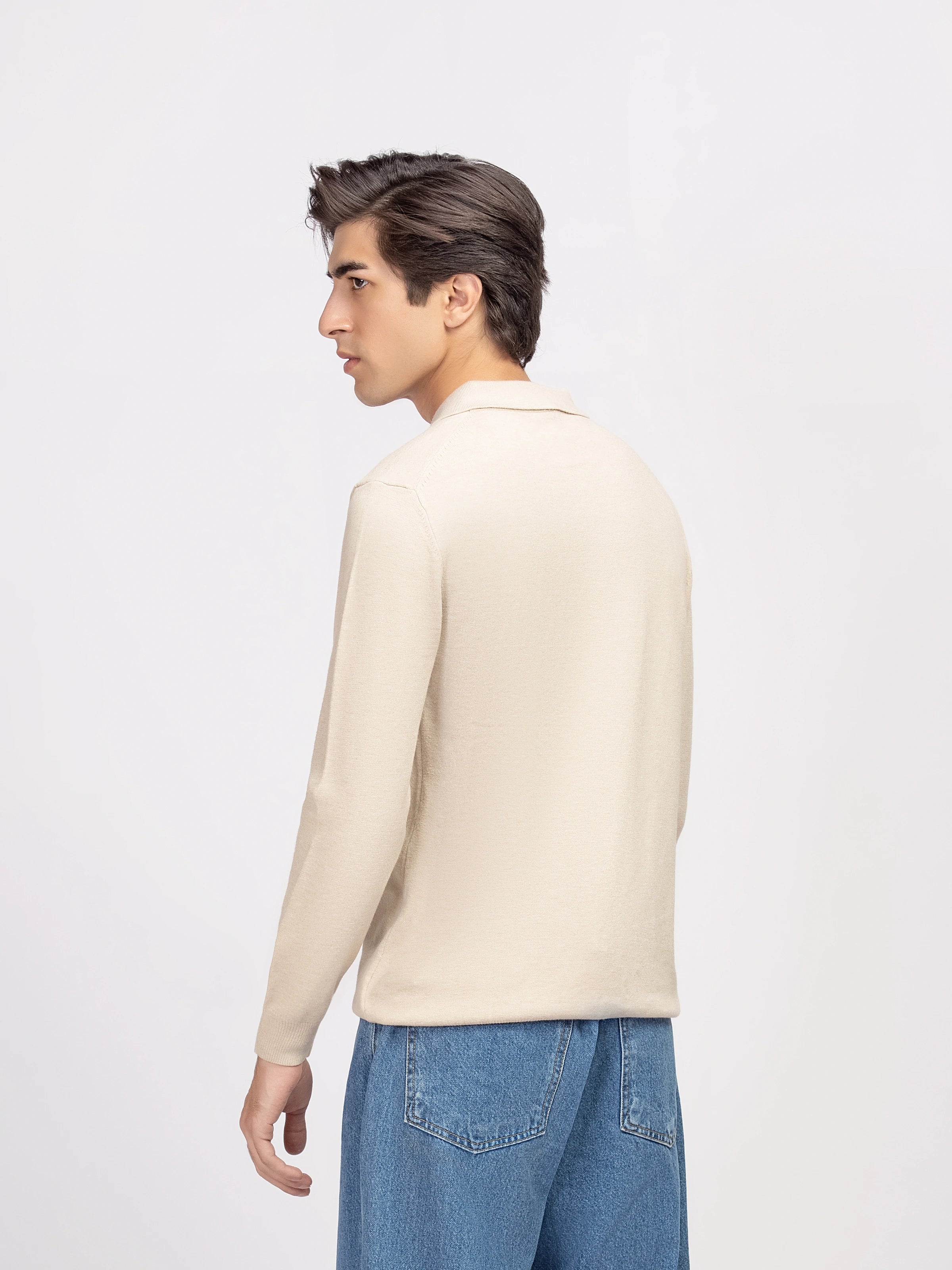 Classic Polo Sweater - FMTSWT5-045