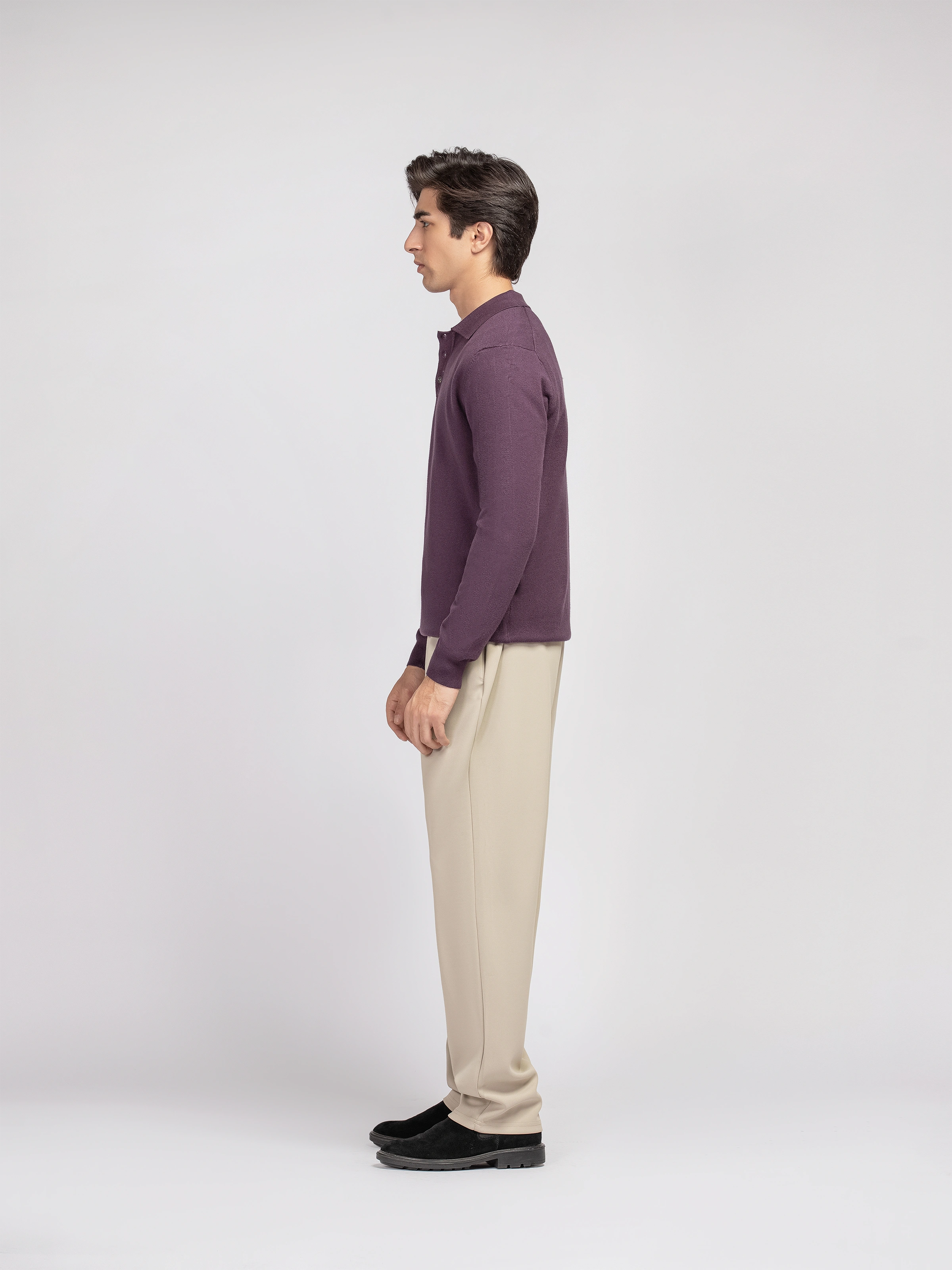 Classic Polo Sweater - FMTSWT5-046