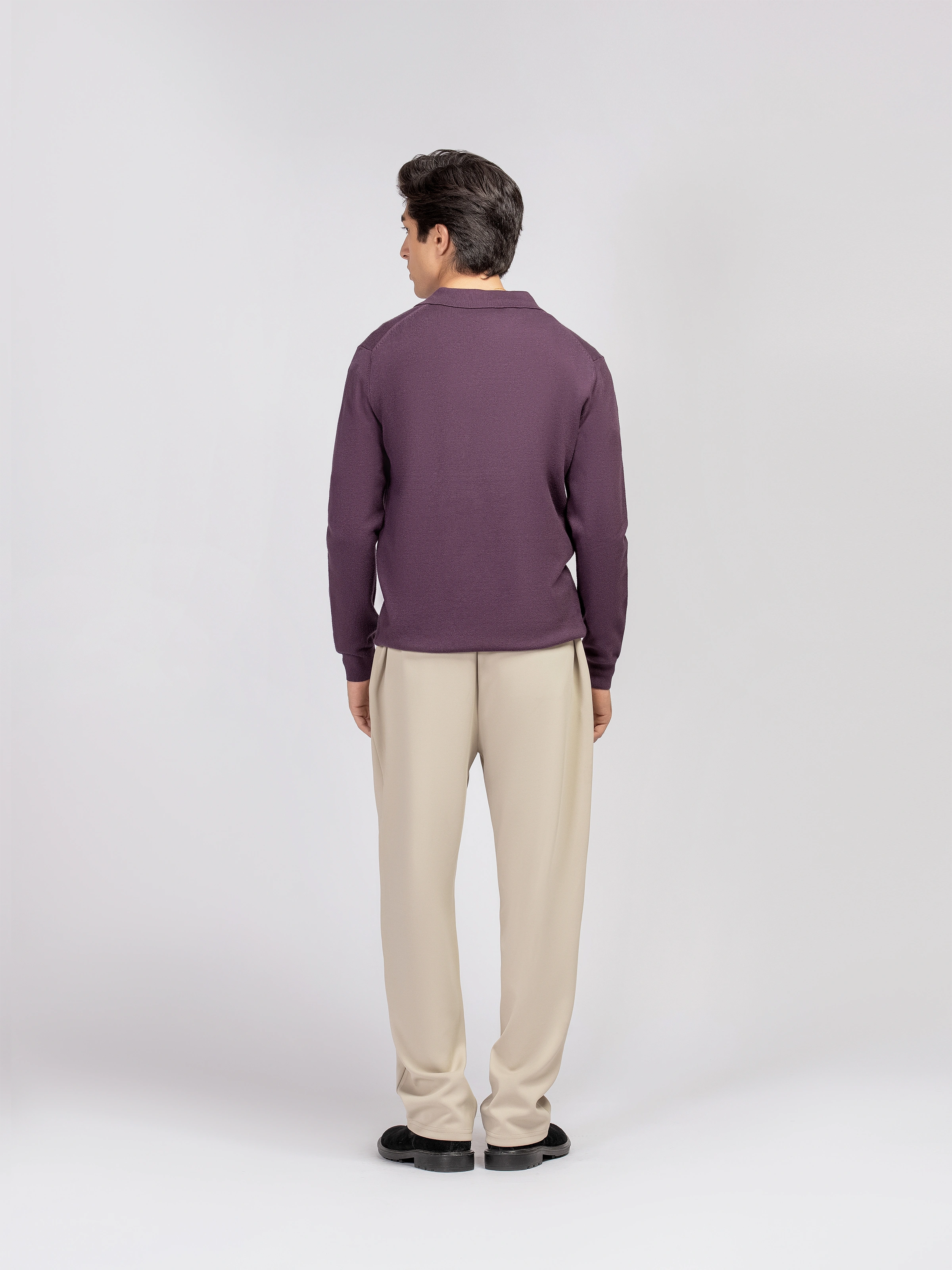 Classic Polo Sweater - FMTSWT5-046