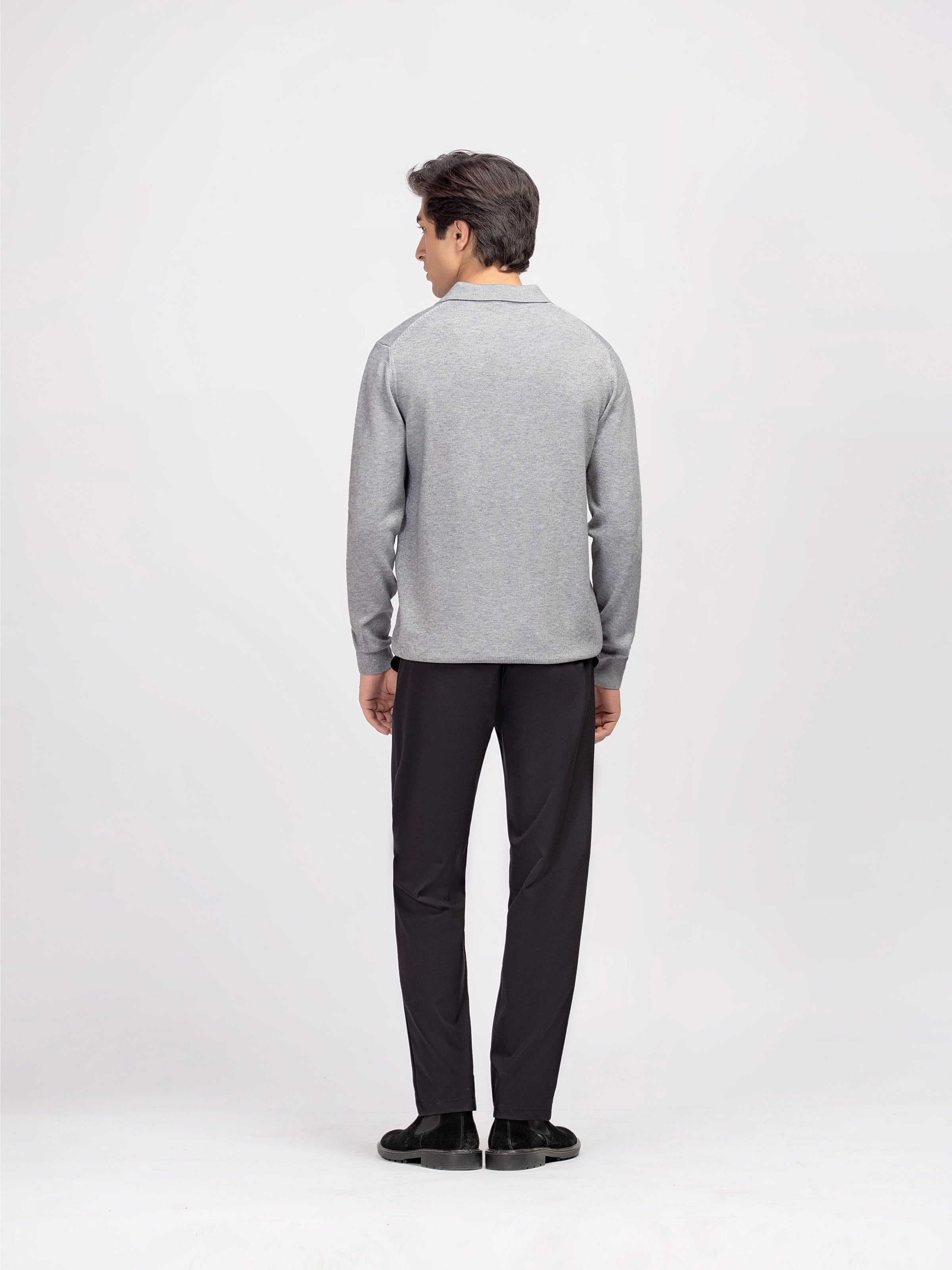 Classic Polo Sweater - FMTSWT5-047