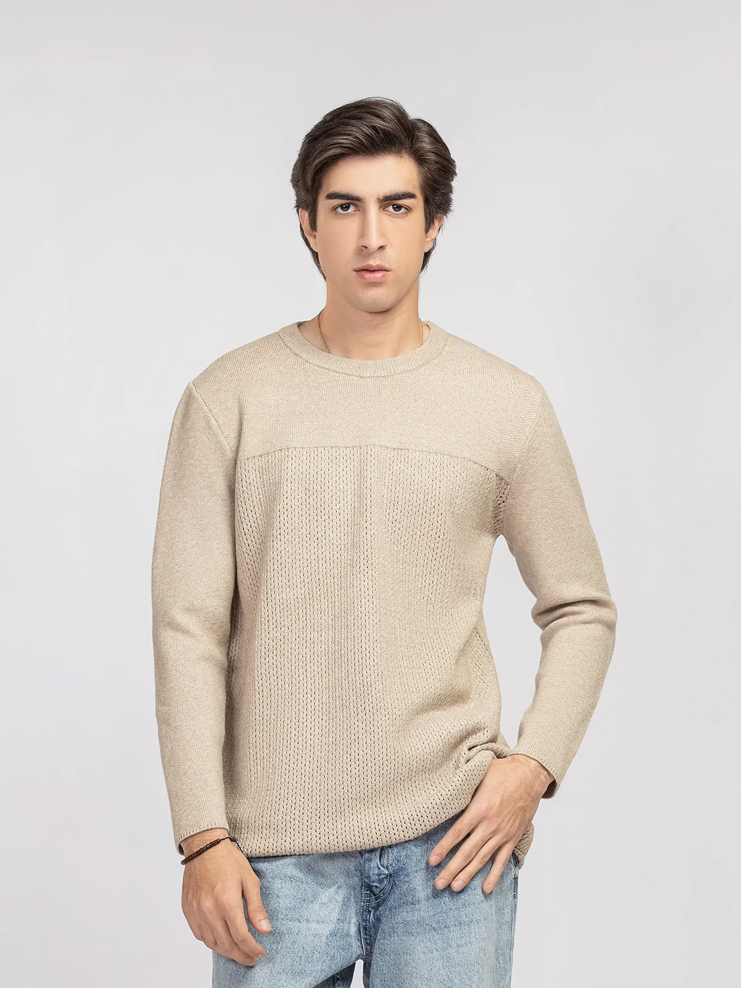 Regular Fit Knitted Sweater - FMTSWT5-051