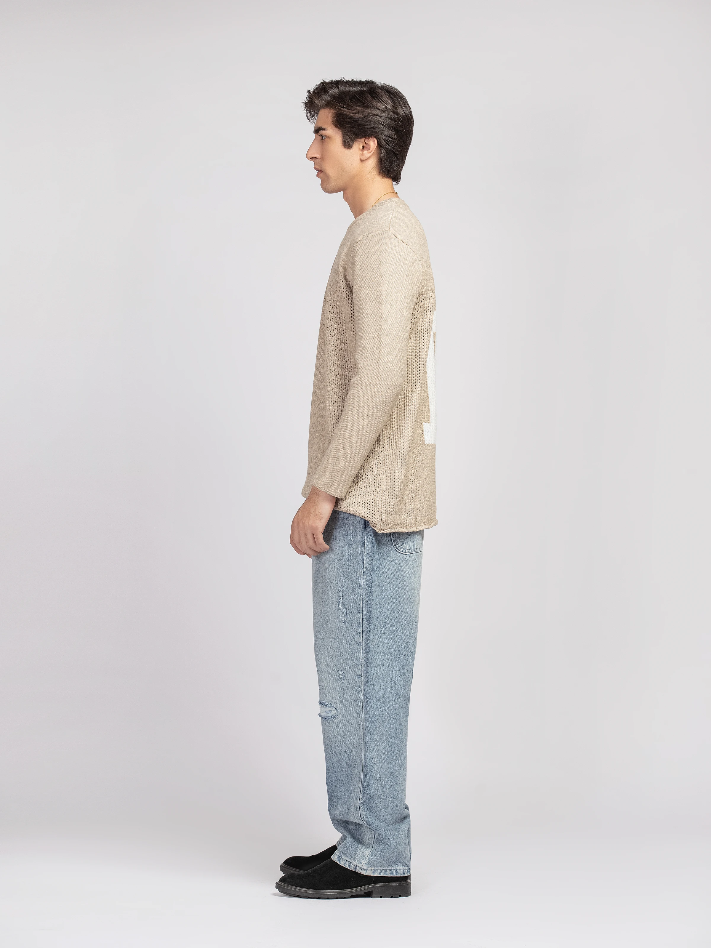 Regular Fit Knitted Sweater - FMTSWT5-051