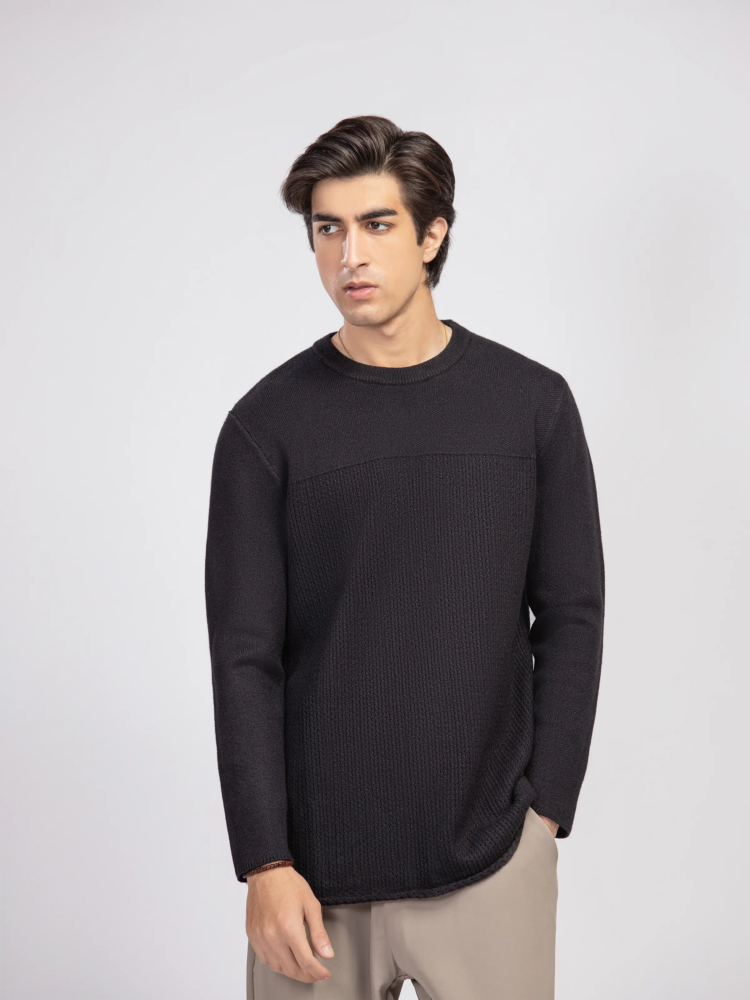 Regular Fit Knitted Sweater - FMTSWT5-052