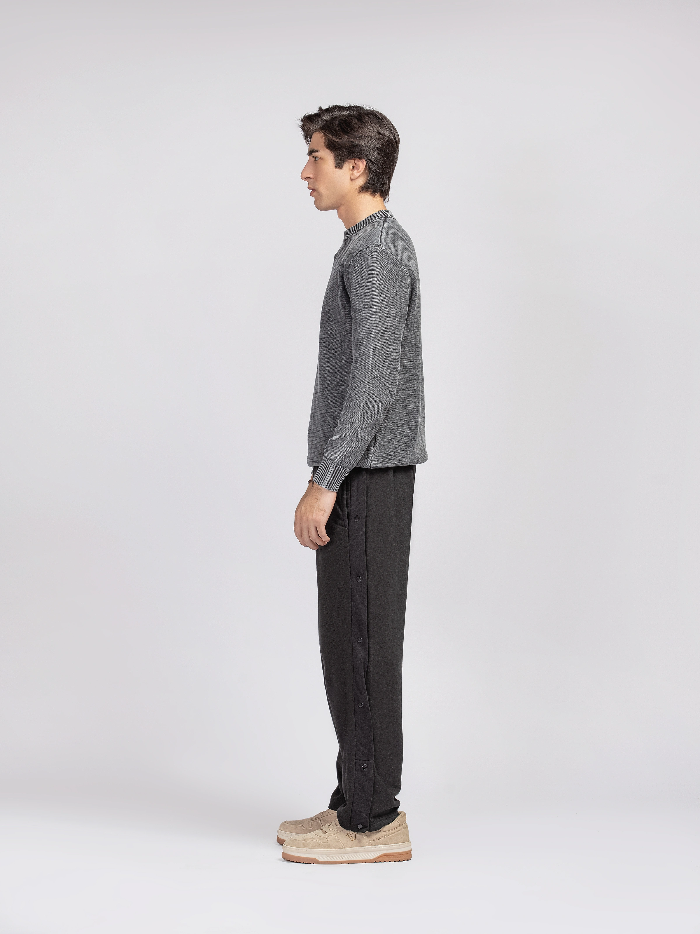 Textured Knit Sweater - FMTSWT5-055