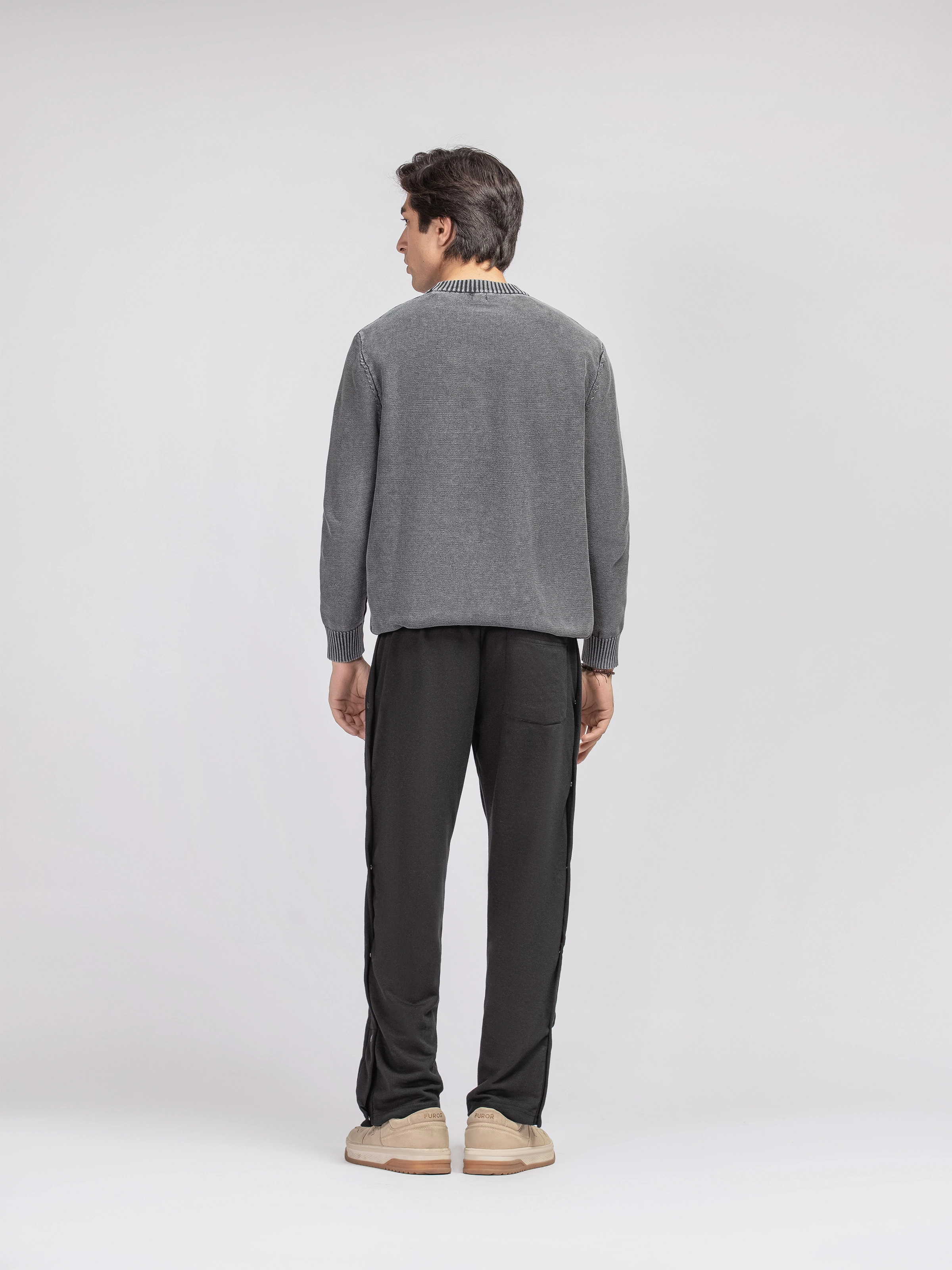 Textured Knit Sweater - FMTSWT5-055