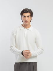 Basketweave Knitted Sweater - FMTSWT5-059