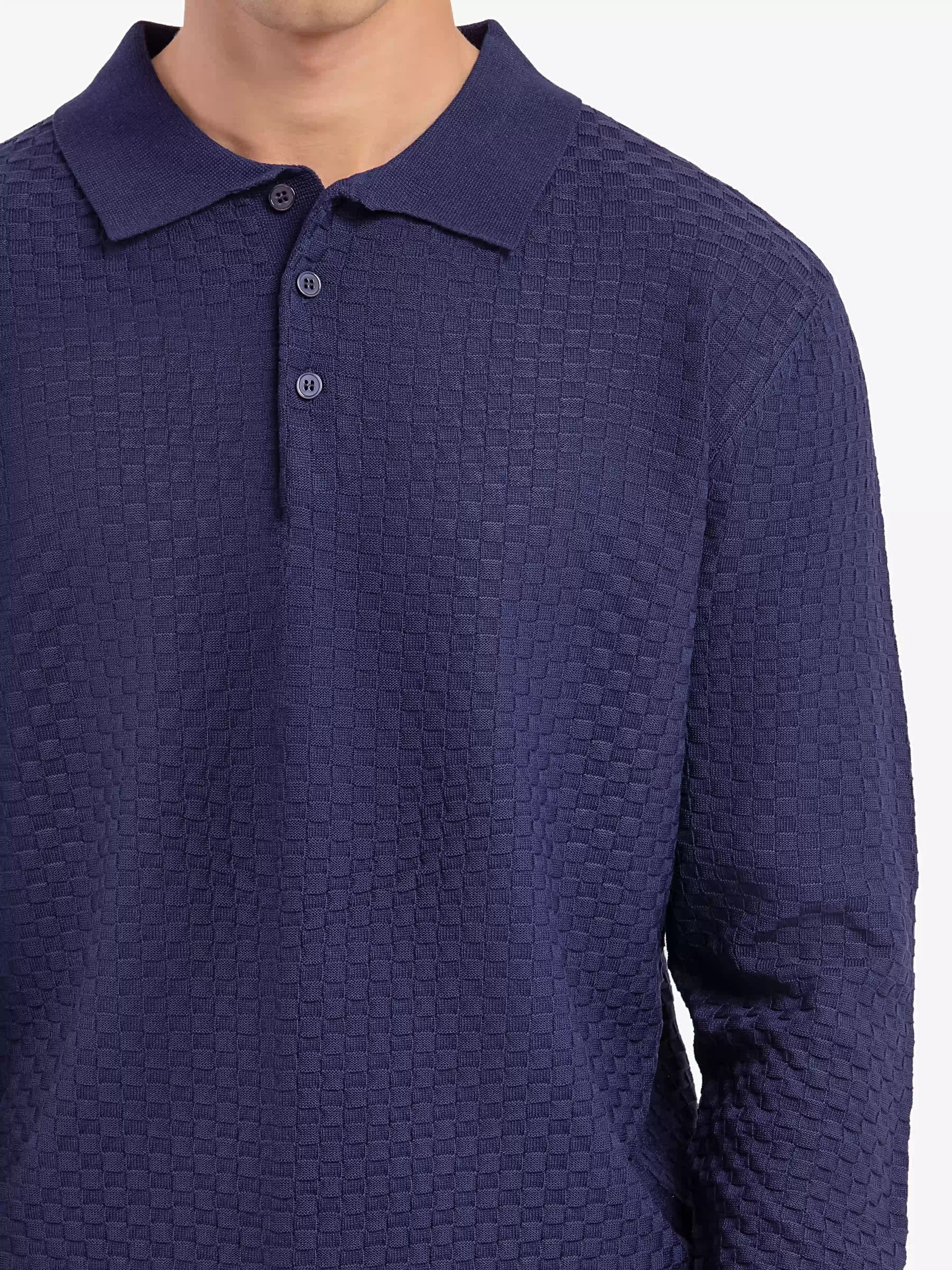 Basketweave Knitted Sweater - FMTSWT5-060