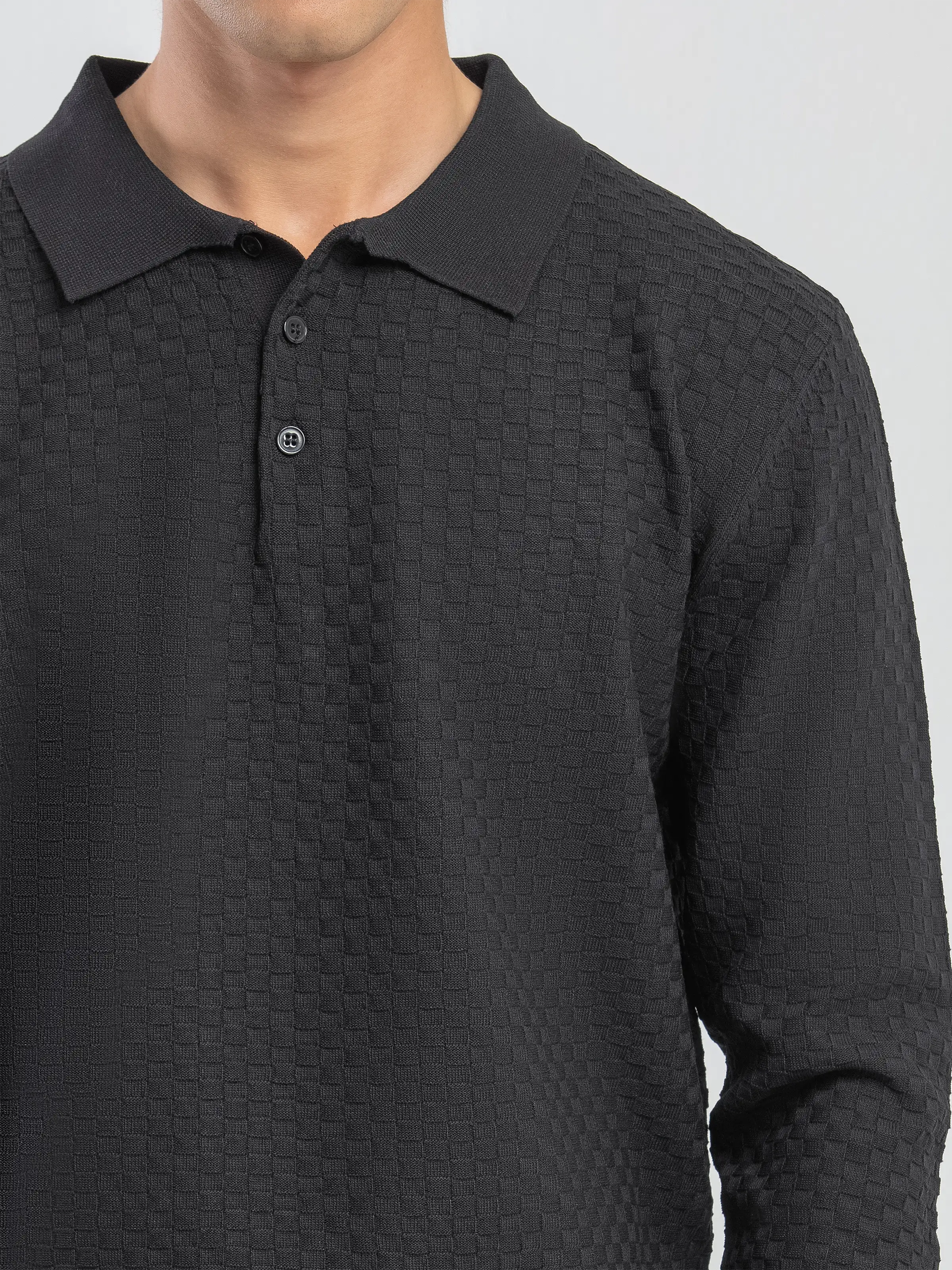 Basketweave Knitted Sweater - FMTSWT5-063