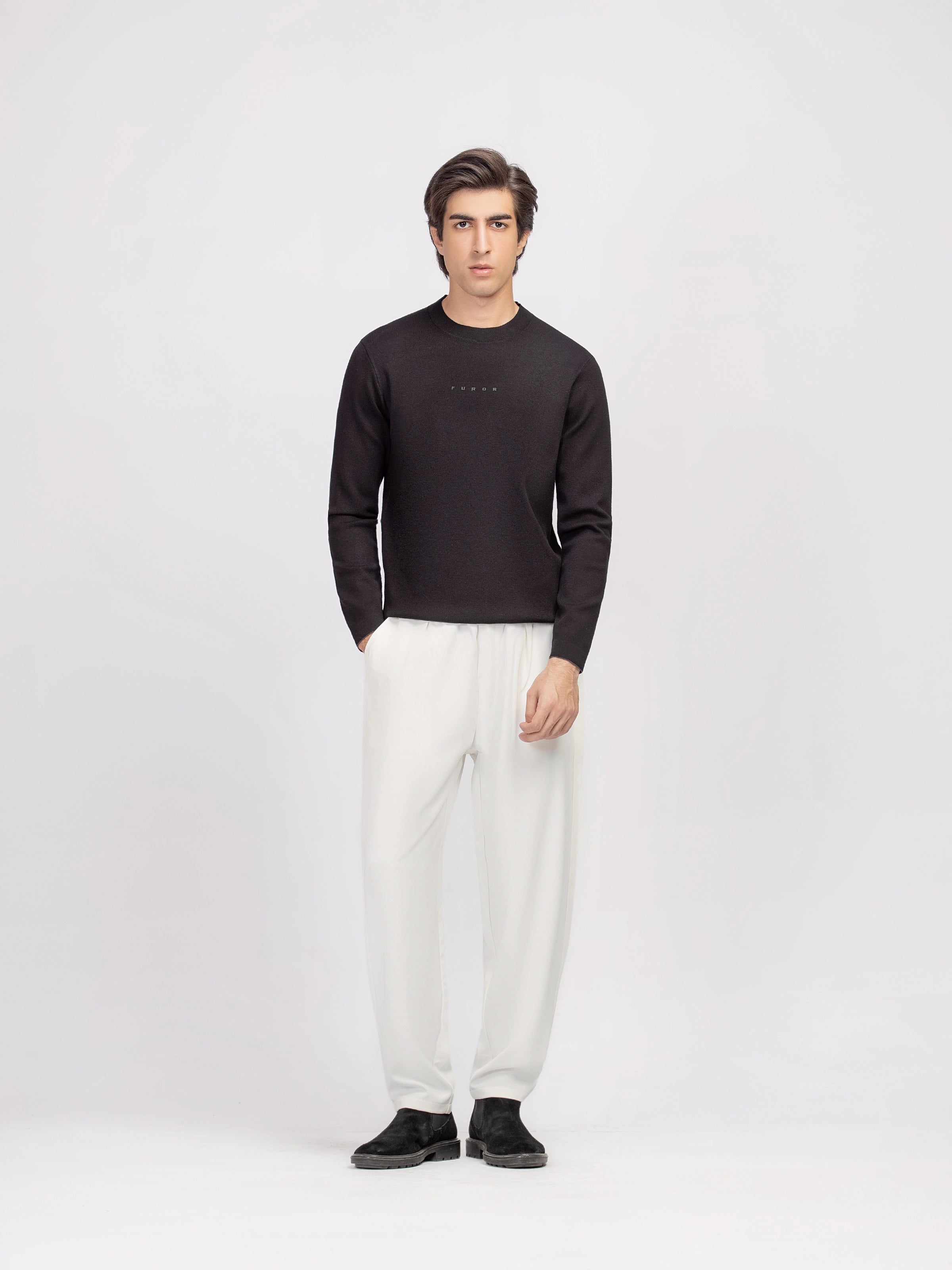 Regular Fit Knitted Sweater - FMTSWT5-069