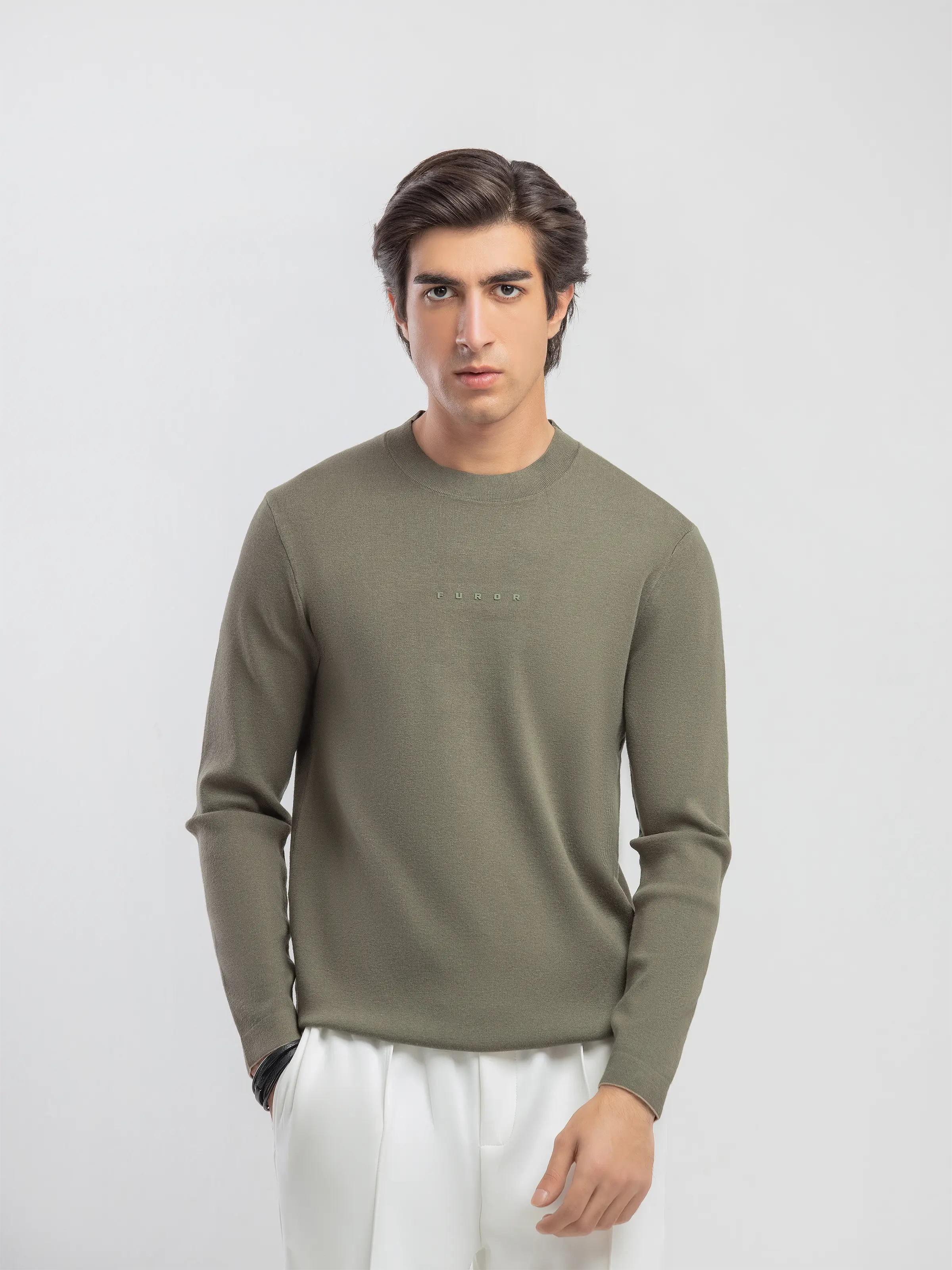 Regular Fit Knitted Sweater - FMTSWT5-071