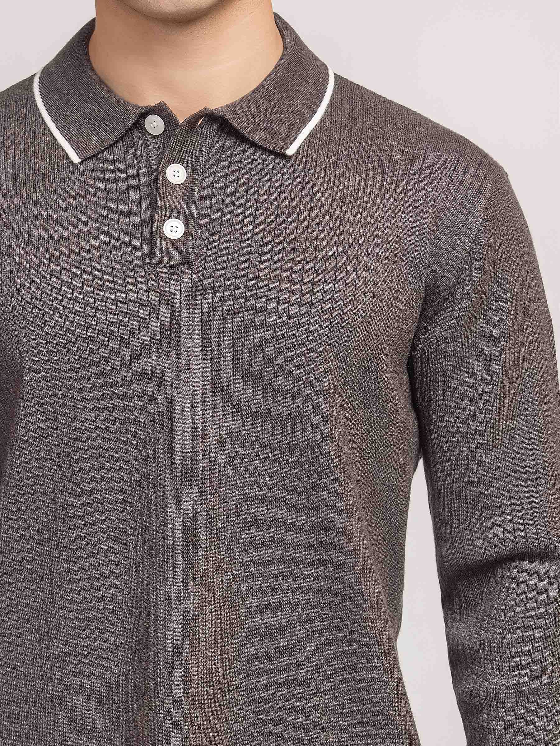 Regular Fit Knitted Sweater Polo - FMTSWT5-072