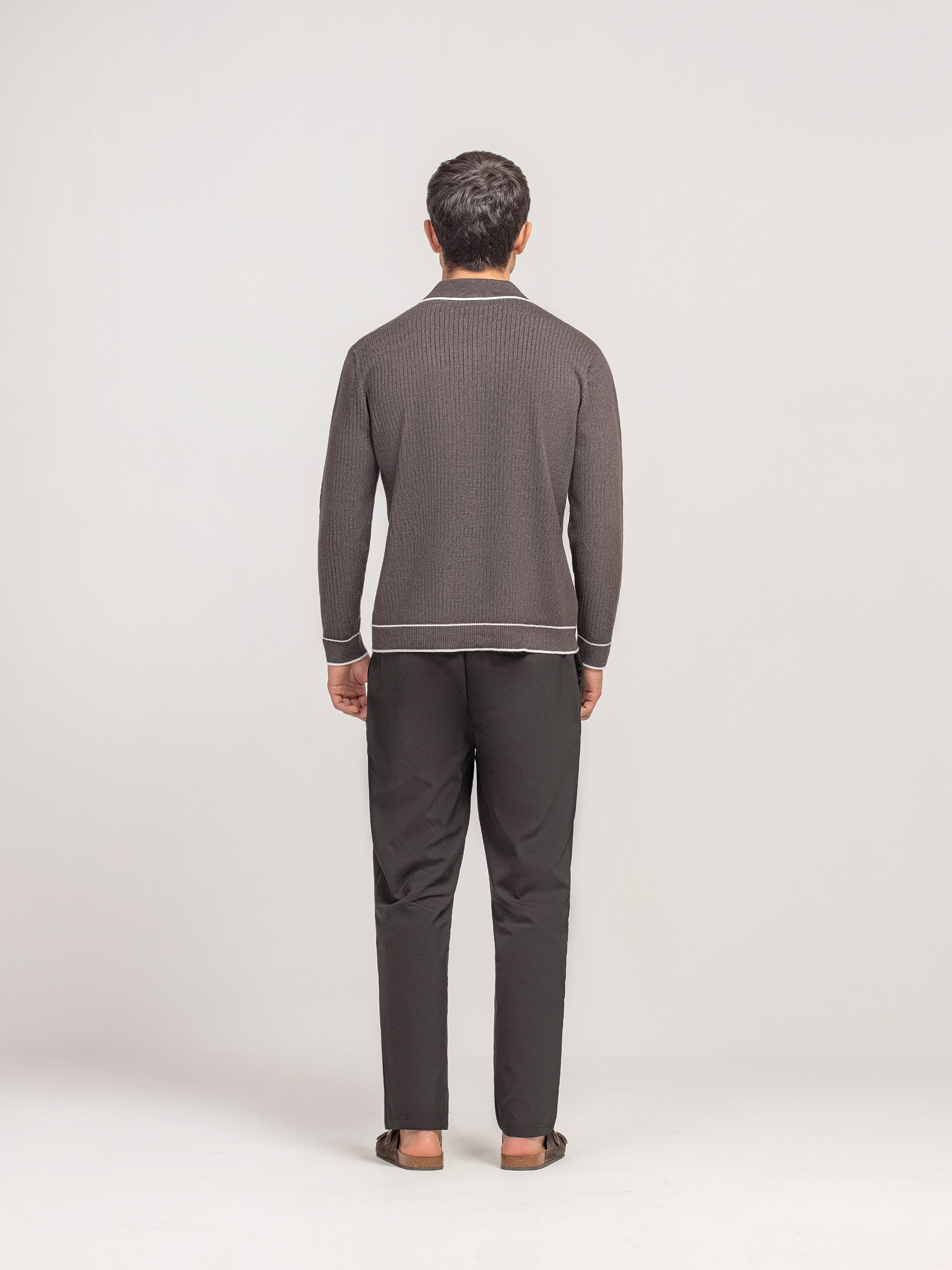 Regular Fit Knitted Sweater Polo - FMTSWT5-072