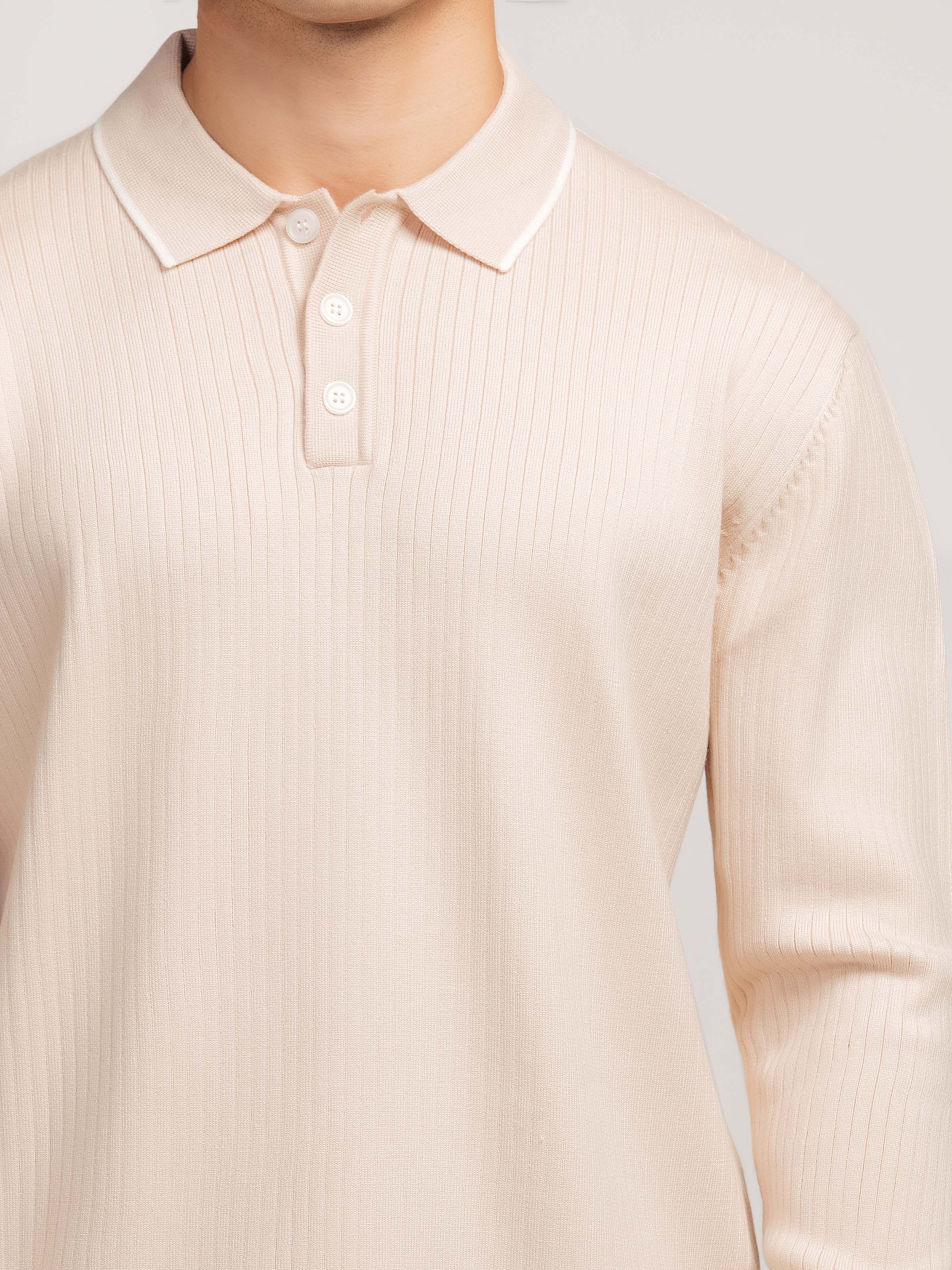 Regular Fit Knitted Sweater Polo - FMTSWT5-073
