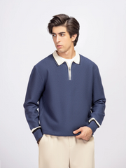 Zipper Knitted Sweater - FMTSWT5-077