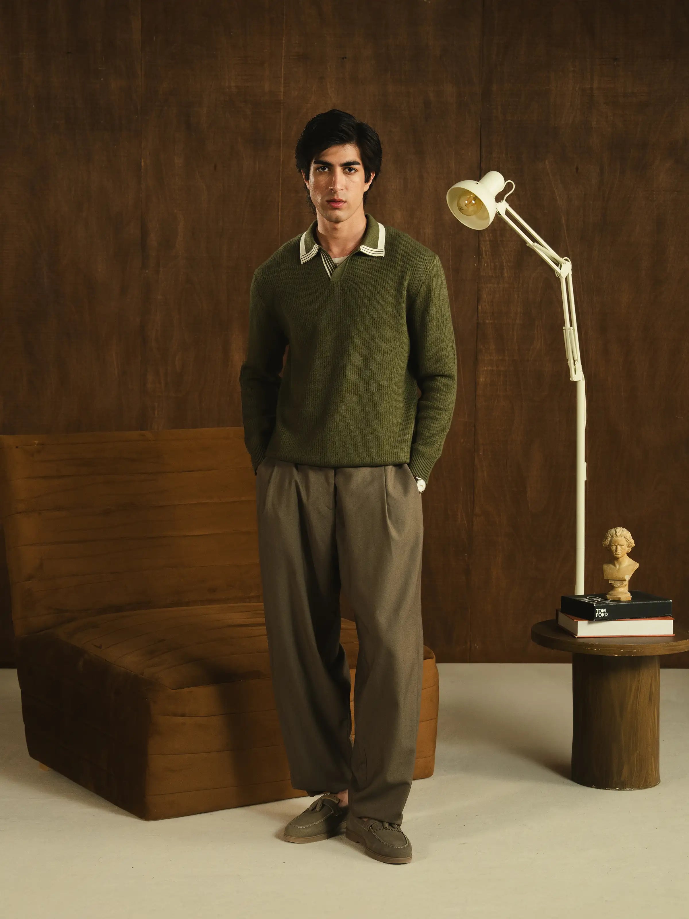 Johnny Collar Sweater - FMTSWT5-080