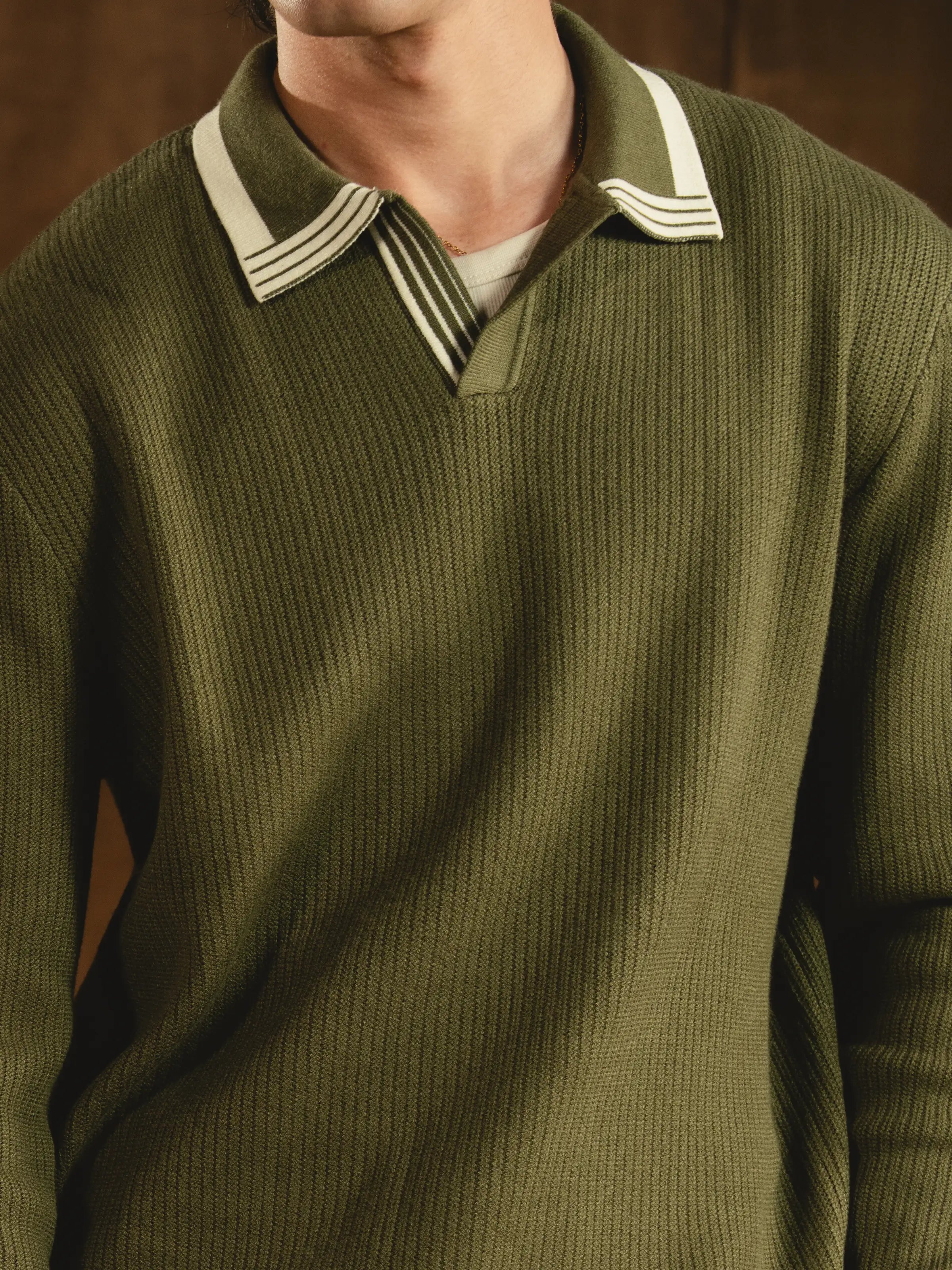 Johnny Collar Sweater - FMTSWT5-080