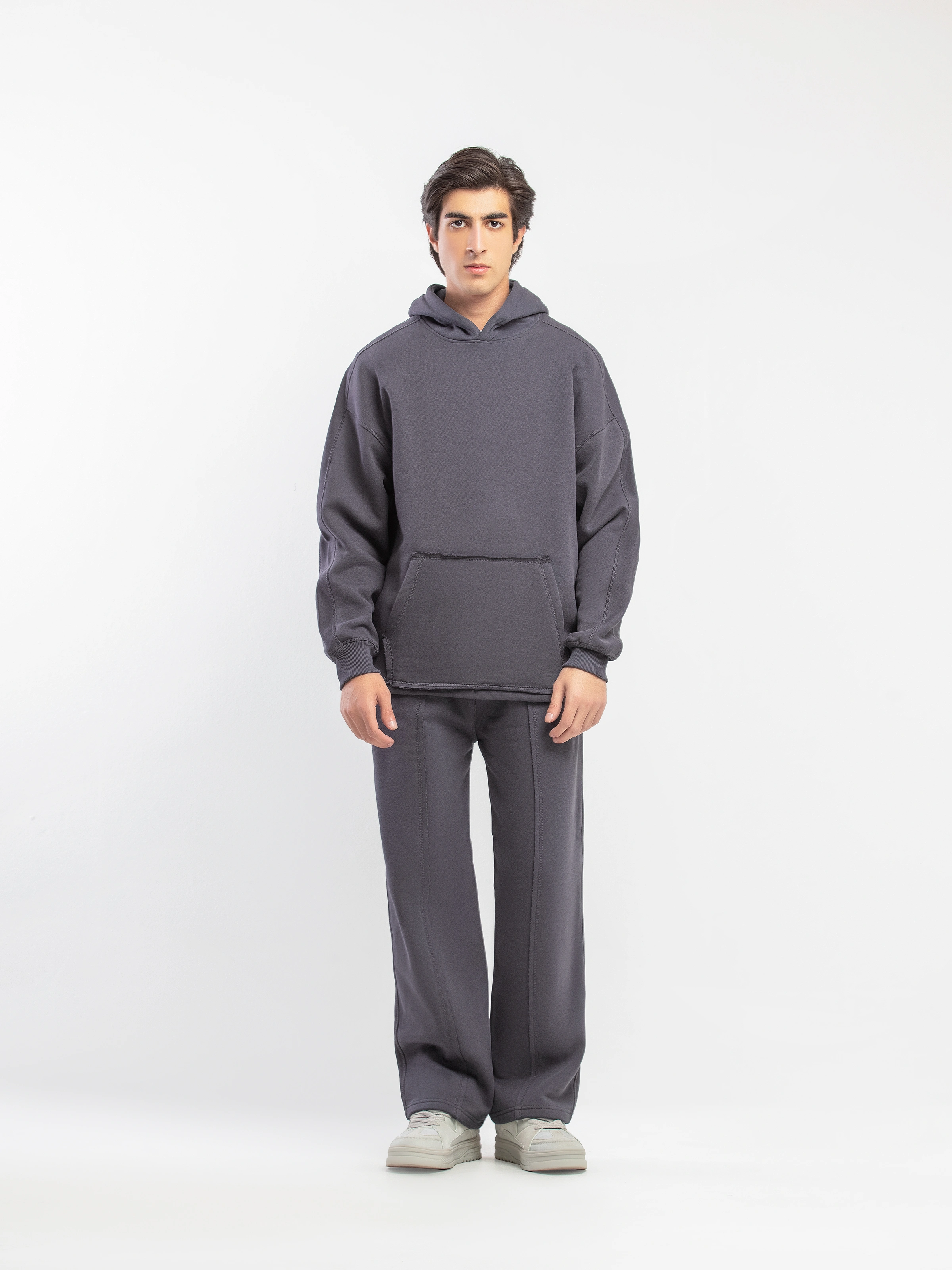 Cut & Sew Tracksuit Pullover Hoodie - FMTTKS5-016