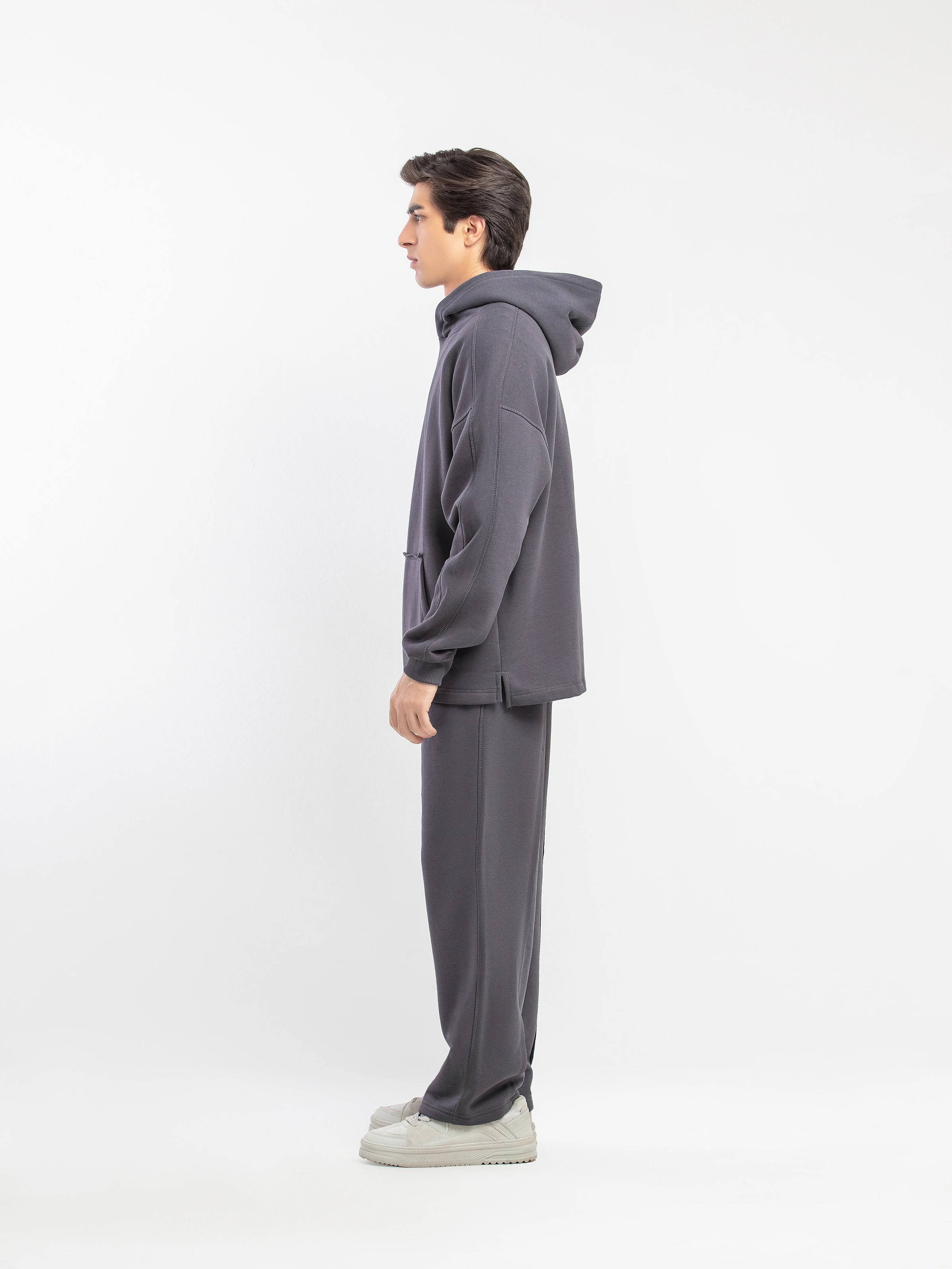 Cut & Sew Tracksuit Pullover Hoodie - FMTTKS5-016