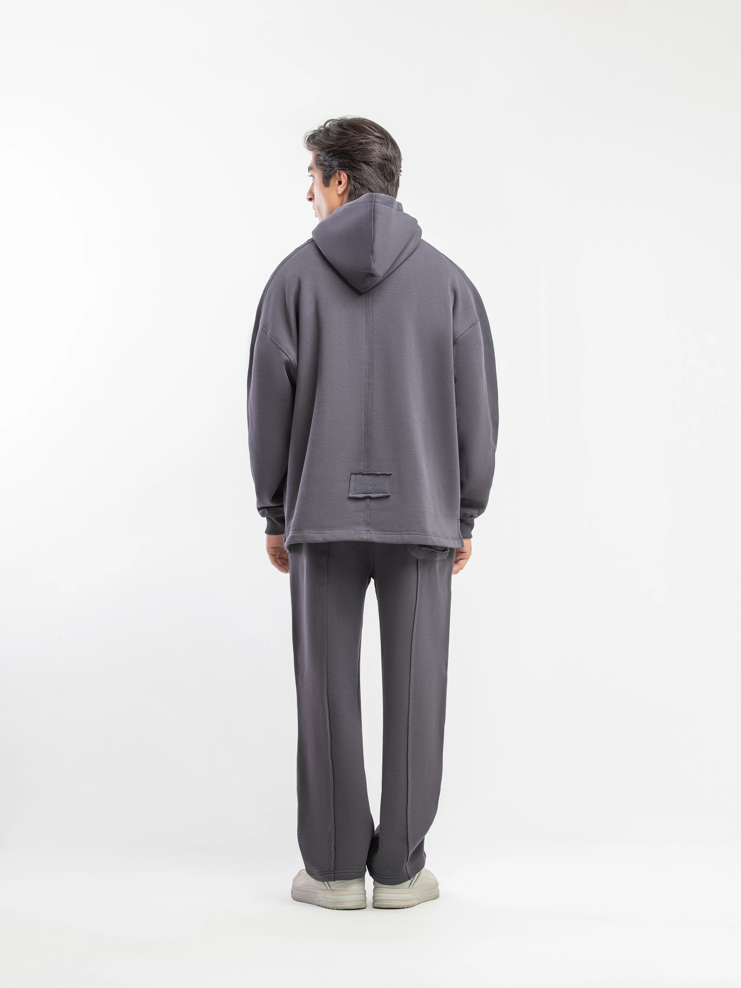 Cut & Sew Tracksuit Pullover Hoodie - FMTTKS5-016