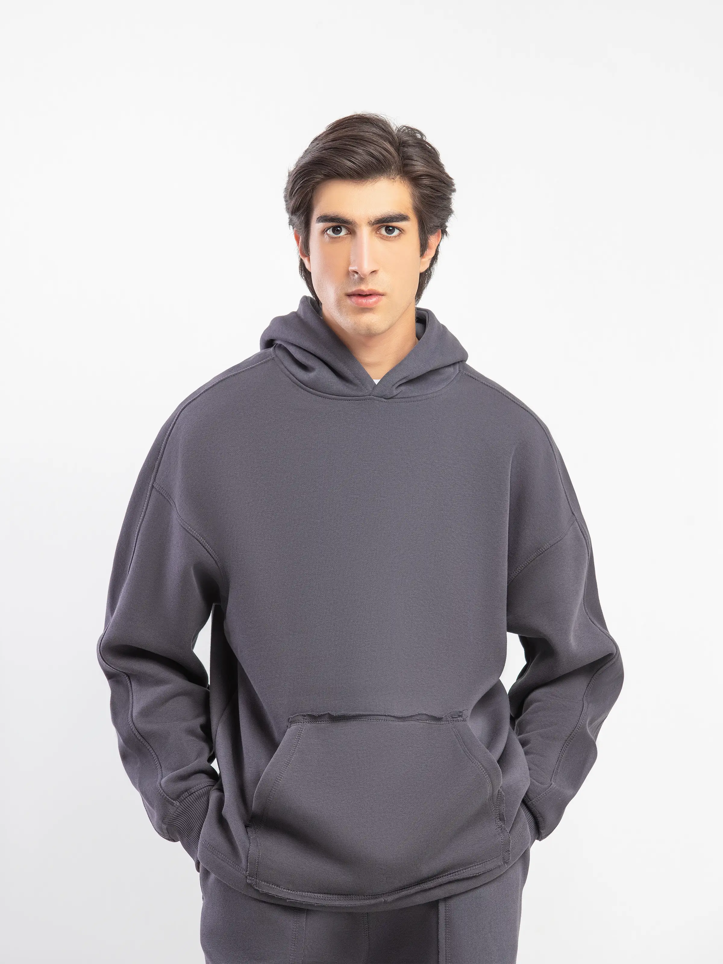 Cut & Sew Tracksuit Pullover Hoodie - FMTTKS5-016