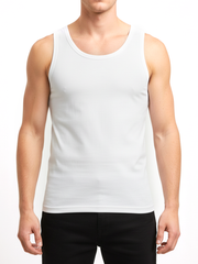 Regular Fit Ribbed Vest - FMTV5-002