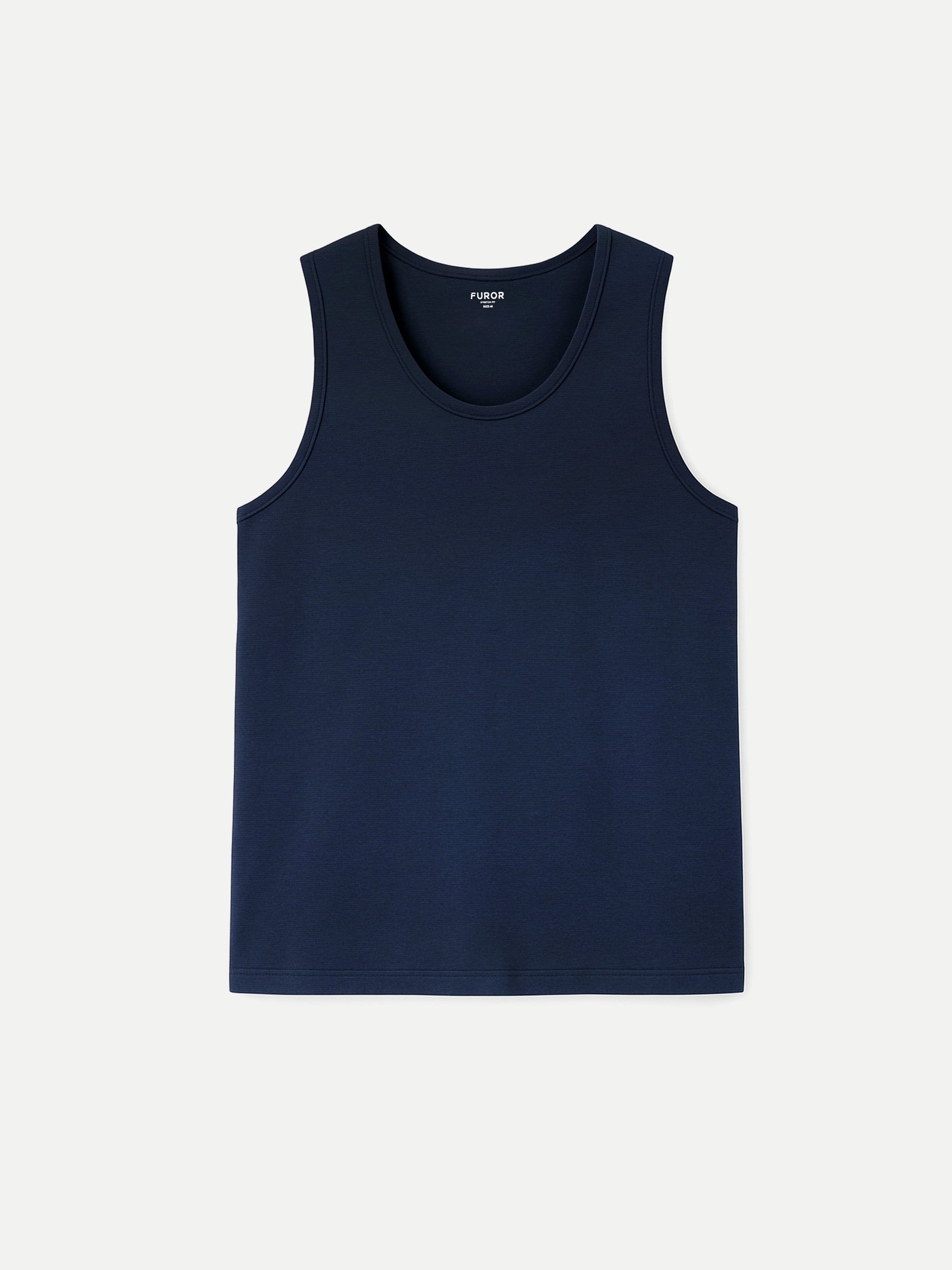 Regular Fit Ribbed Vest - FMTV5-003