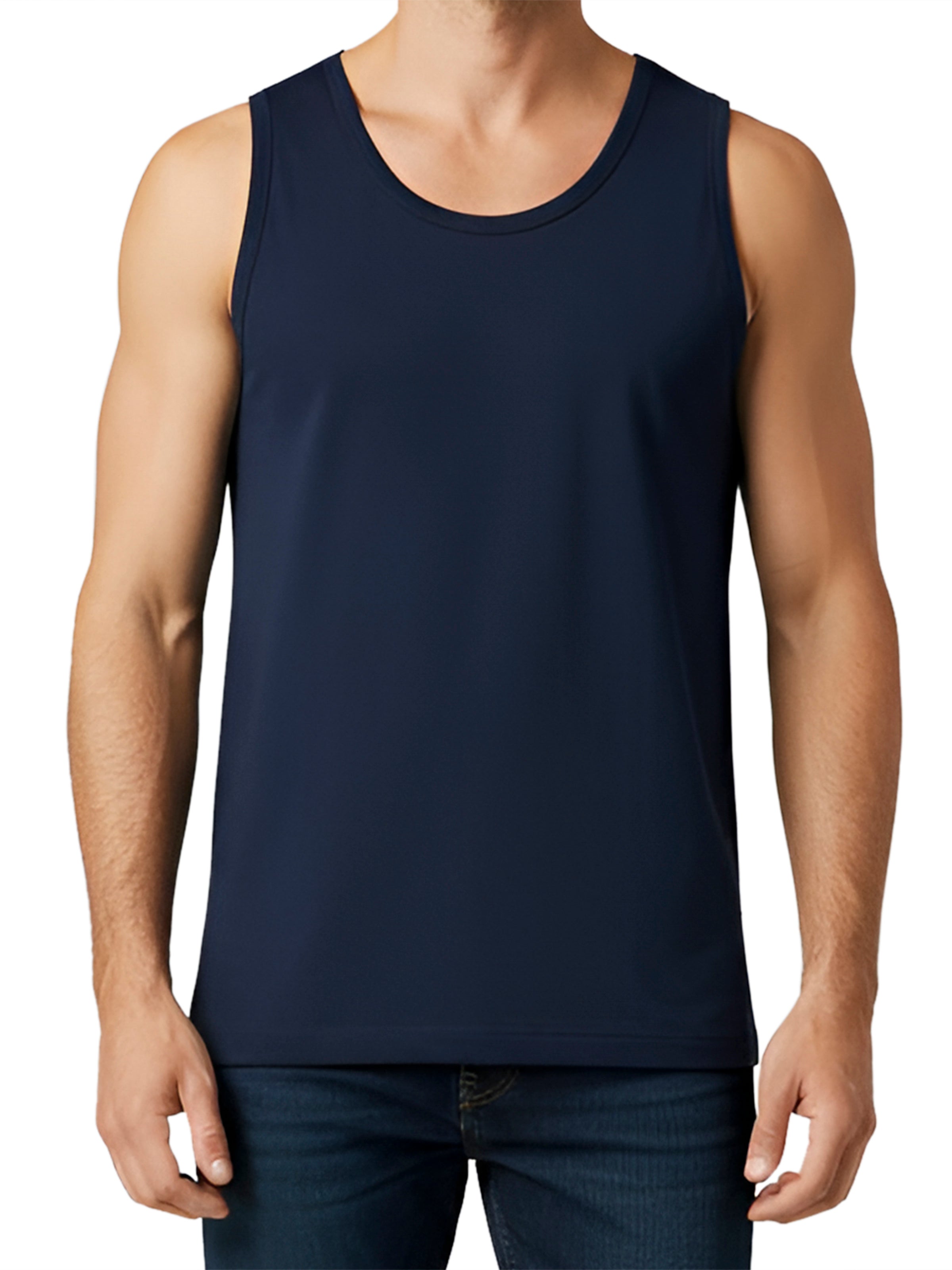 Regular Fit Ribbed Vest - FMTV5-003
