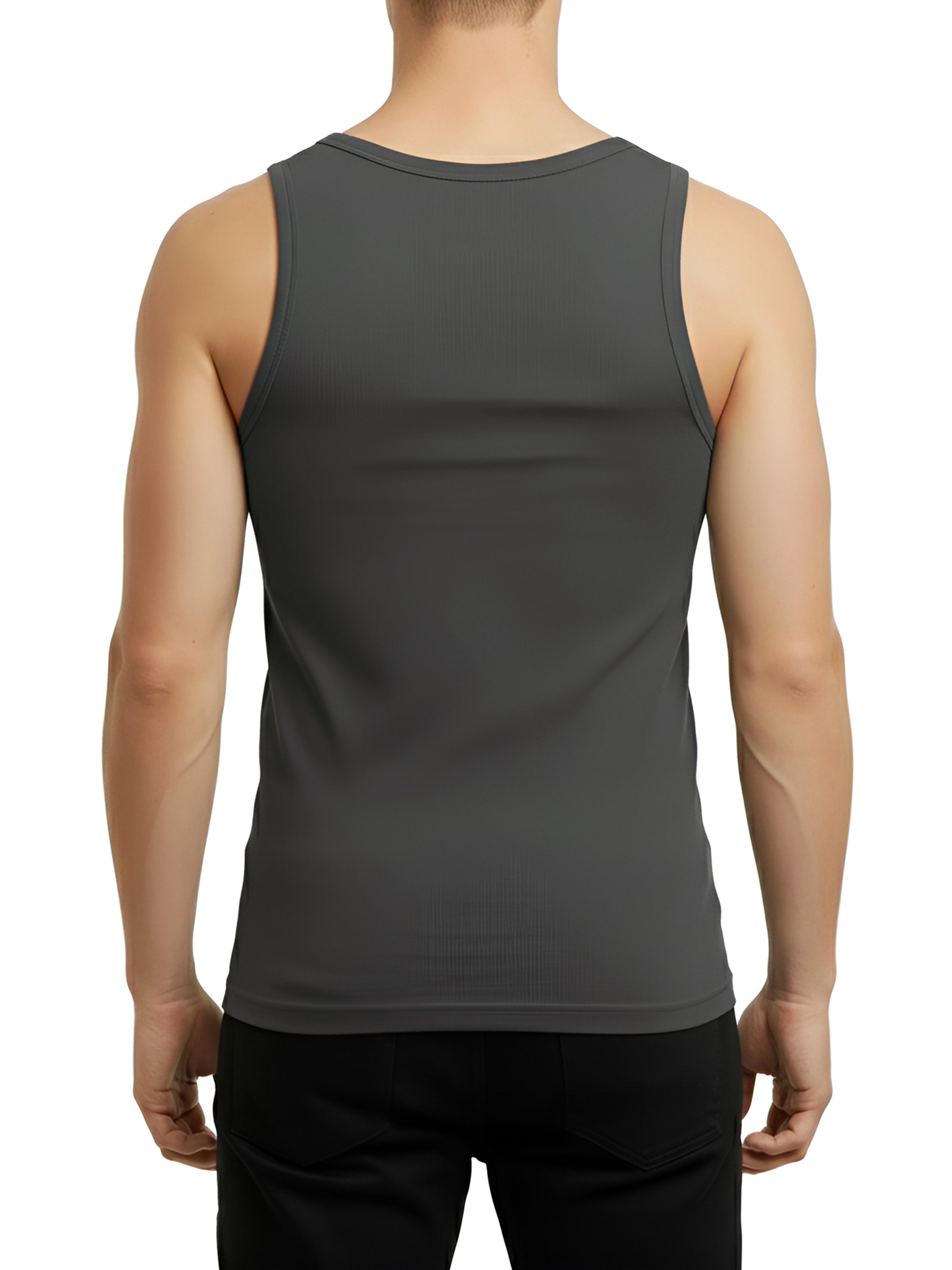 Regular Fit Ribbed Vest - FMTV5-004