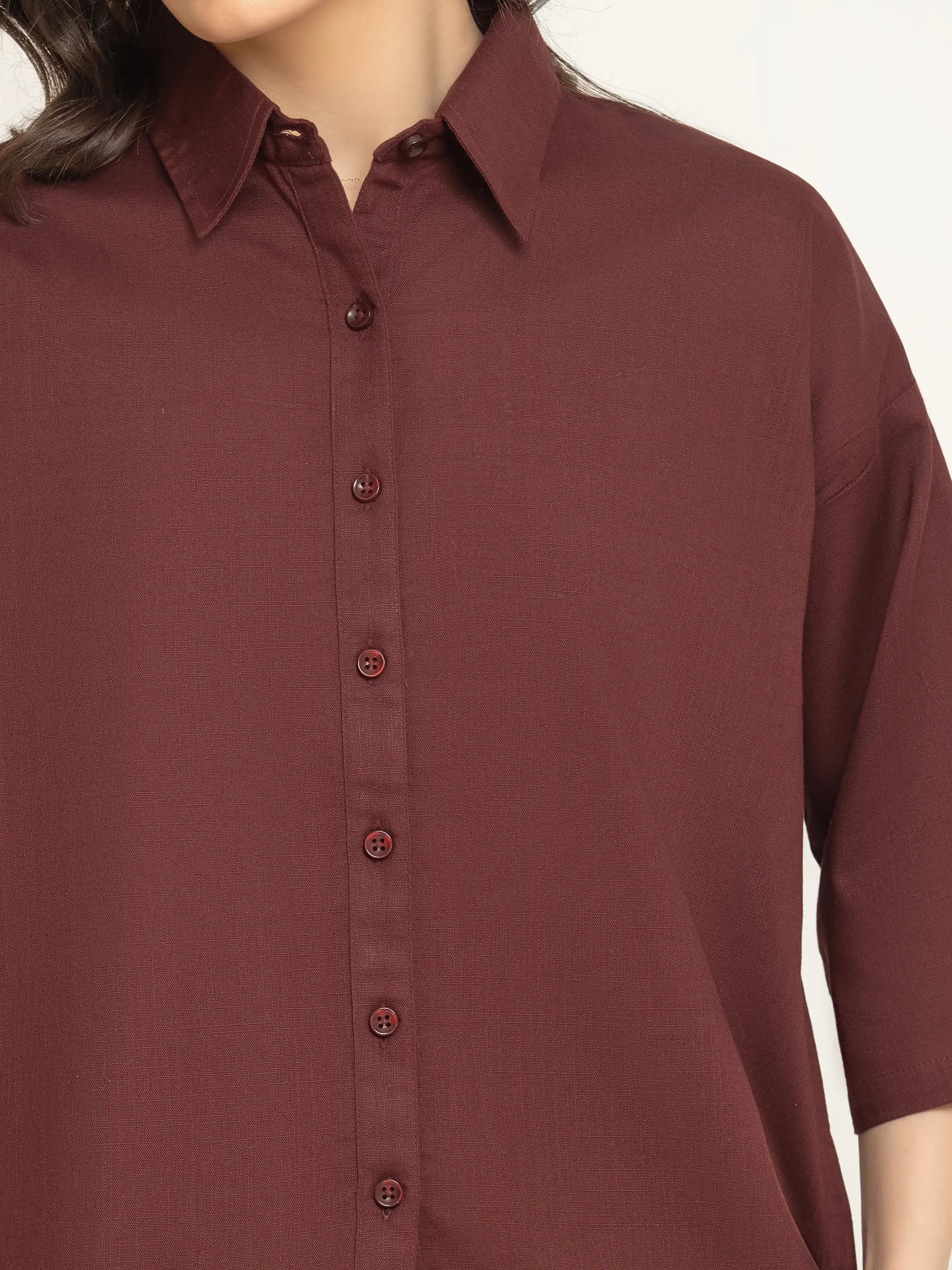 Relaxed Fit Khaddar Co-ord Set - FWTCS24-025