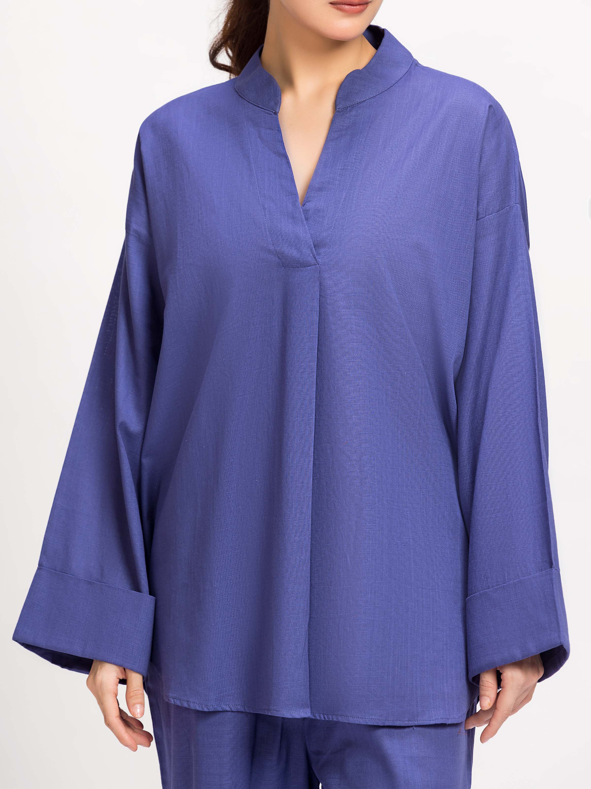 Relaxed Fit Embroidered Co-ord Set - FWTCS24-027