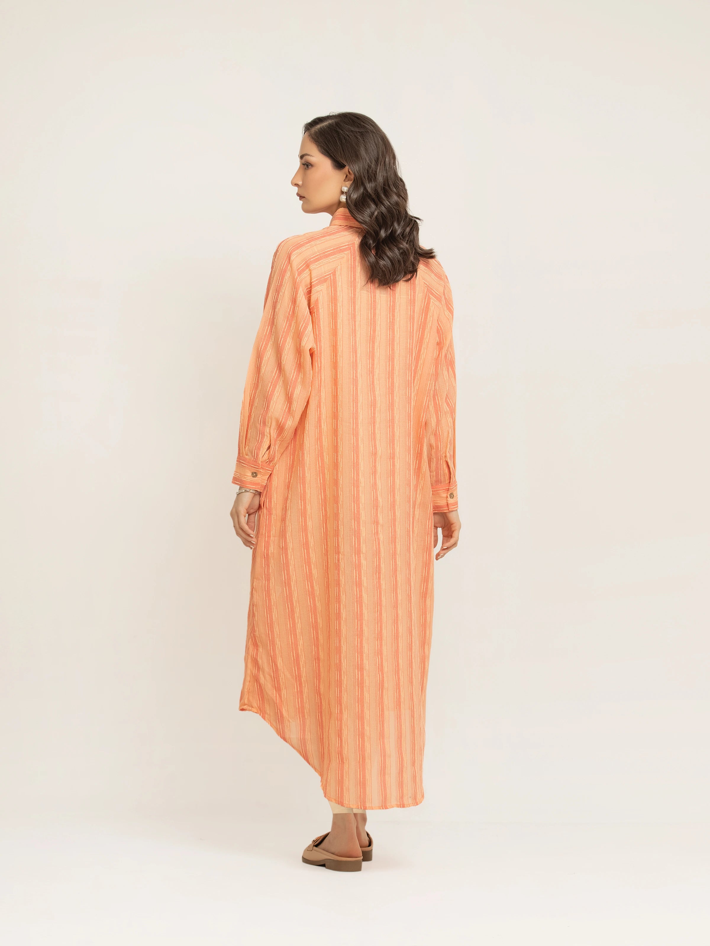 Striped Jacquard Dress - FWTD24-002