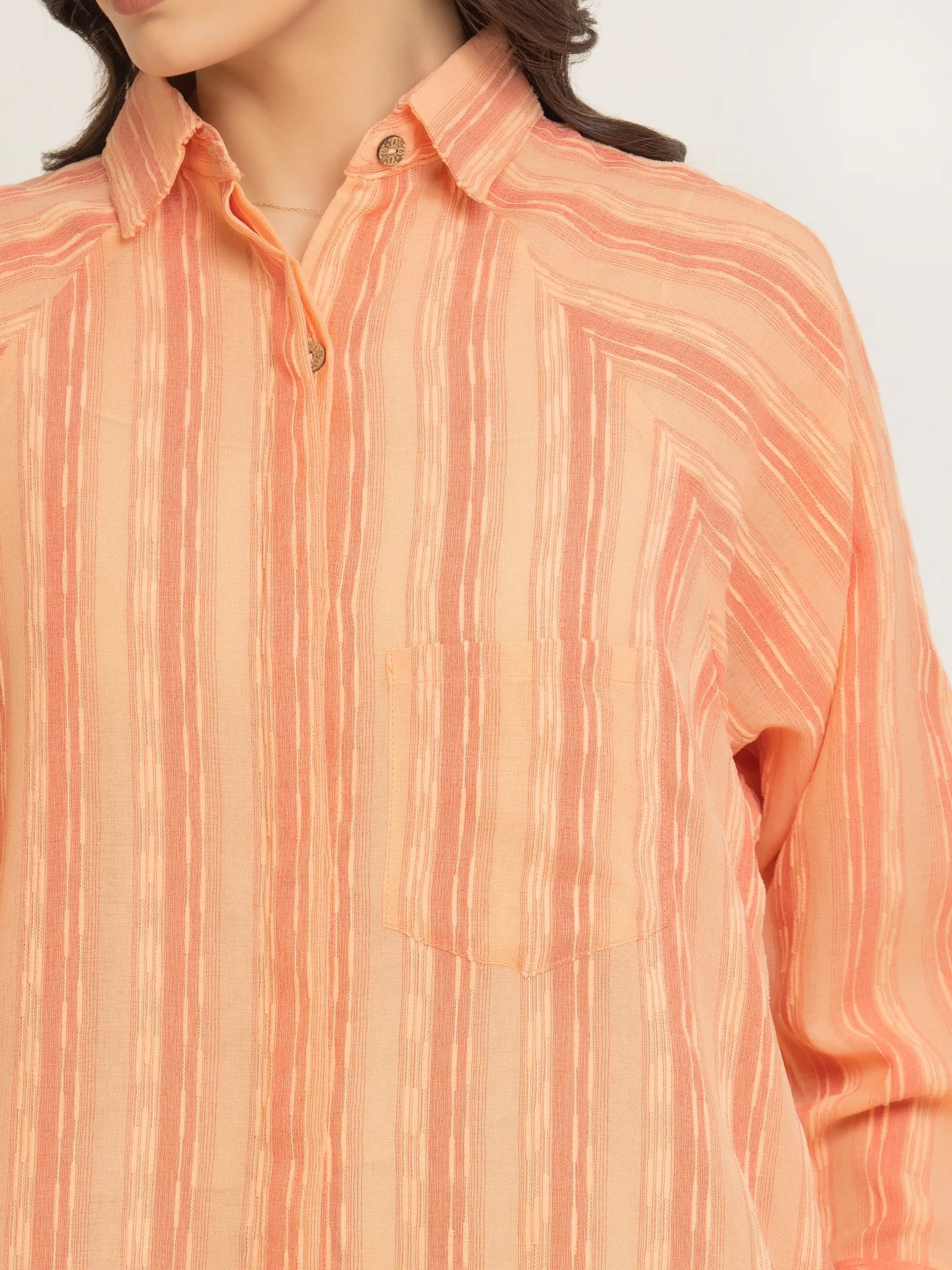 Striped Jacquard Dress - FWTD24-002